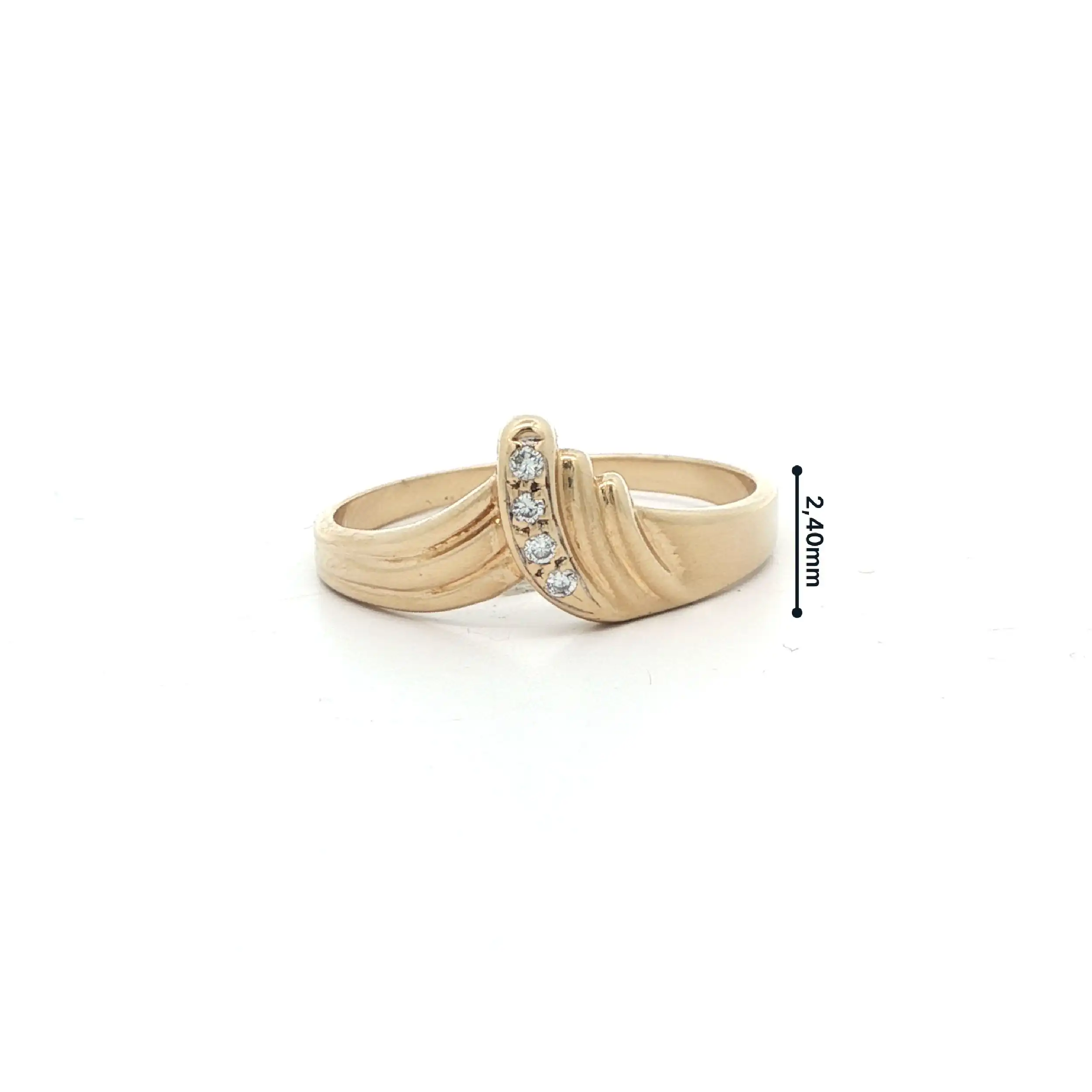 Ring Gelbgold mit Brillanten