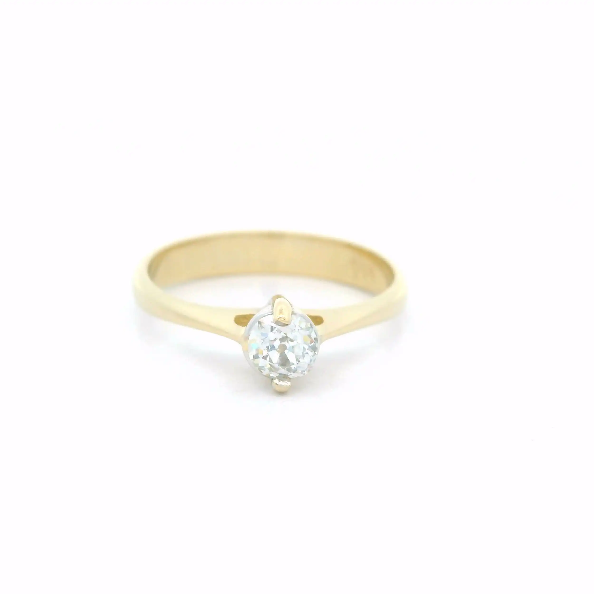 Ring Gelbgold mit Diamant Altschliff
