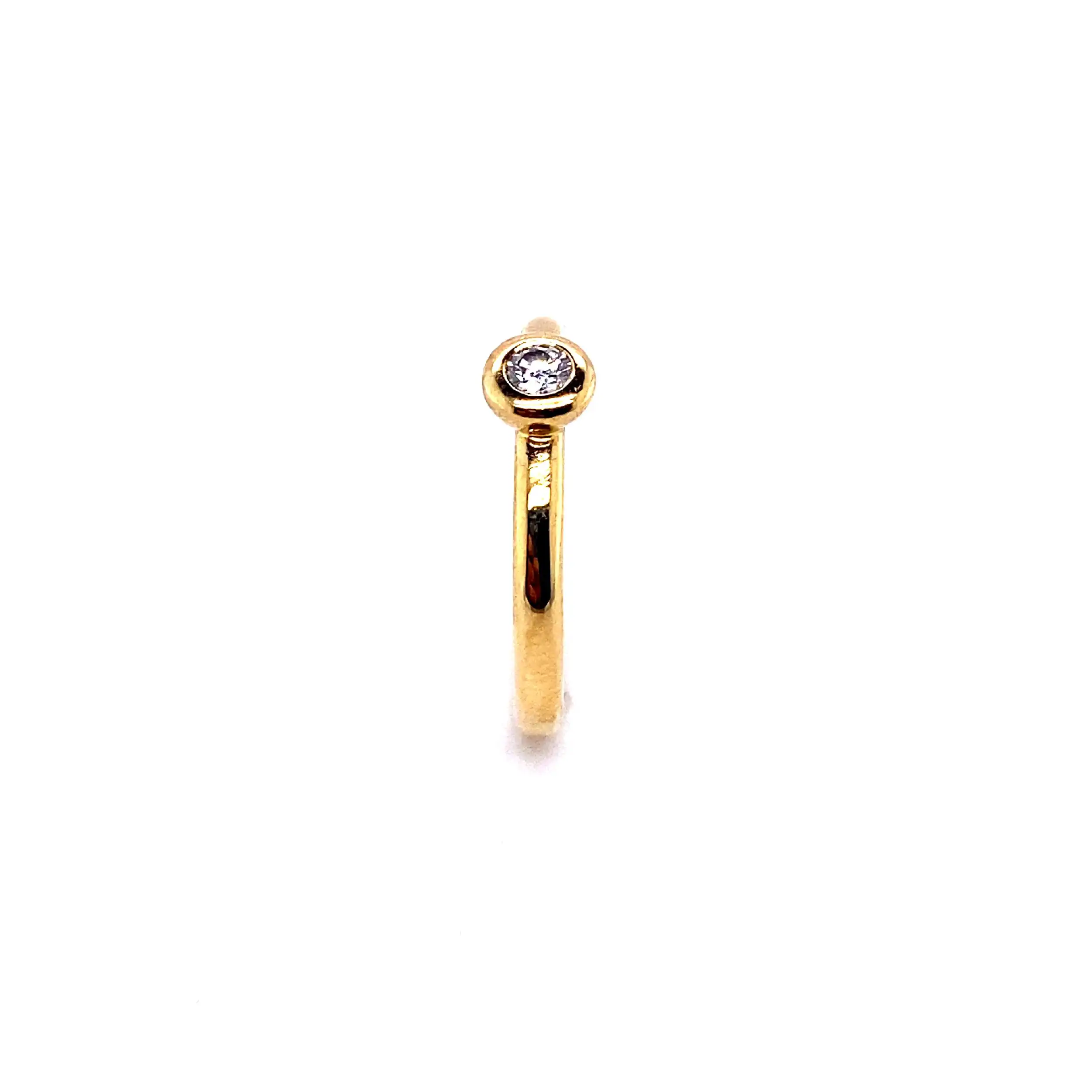 Ring Gelbgold mit Brillant