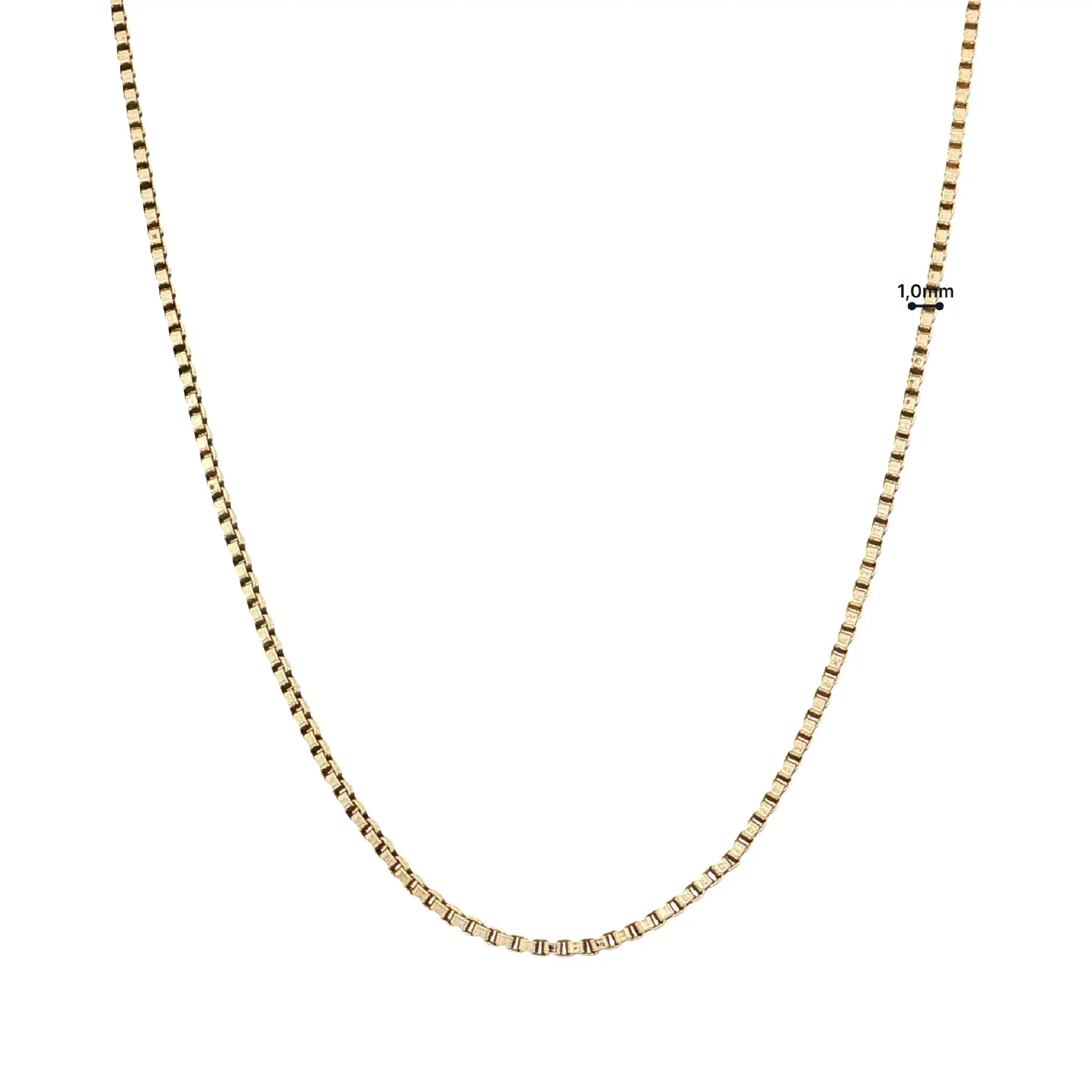 Venezianerkette Weißgold