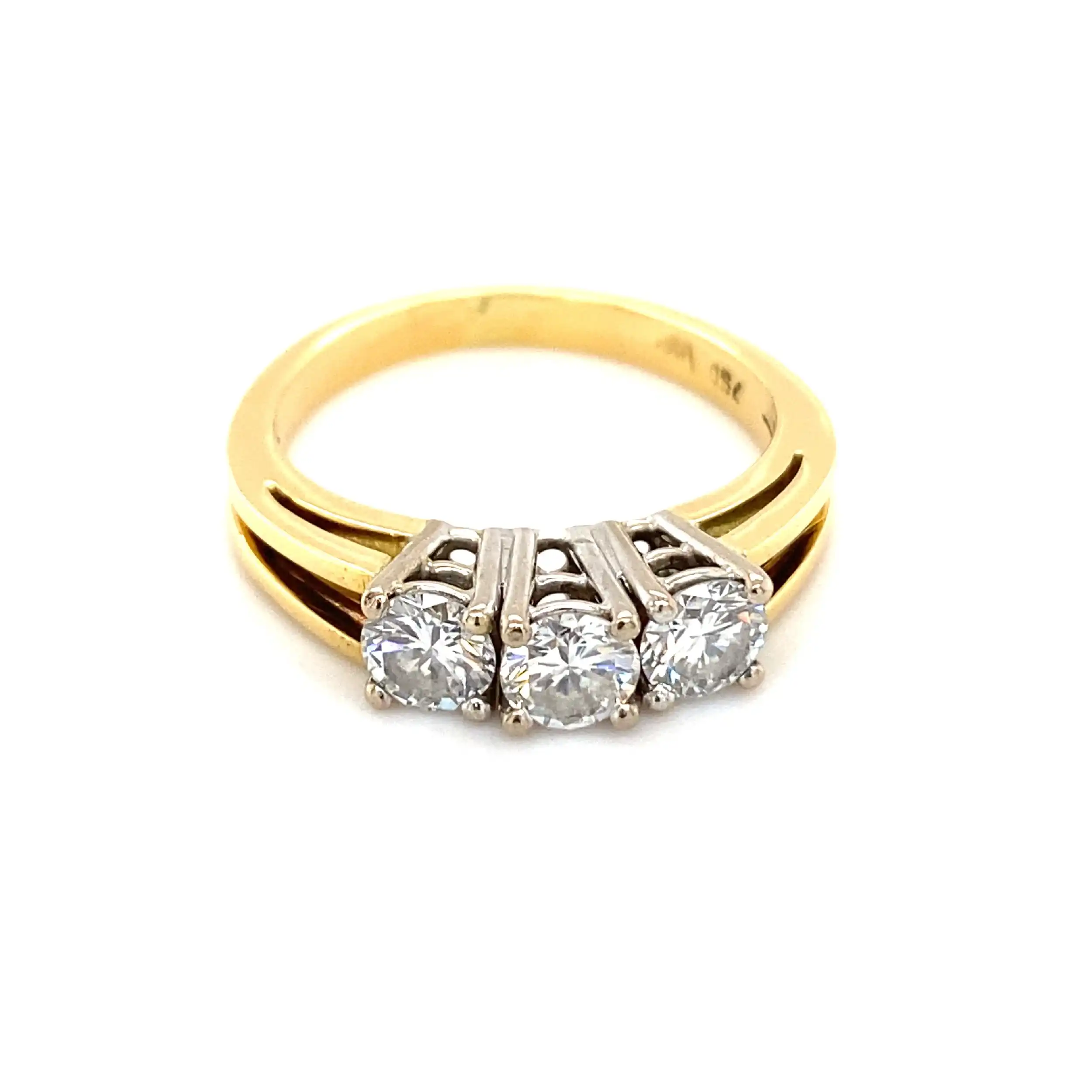 Ring Bicolor mit Brillanten Ring Bicolor mit Brillanten