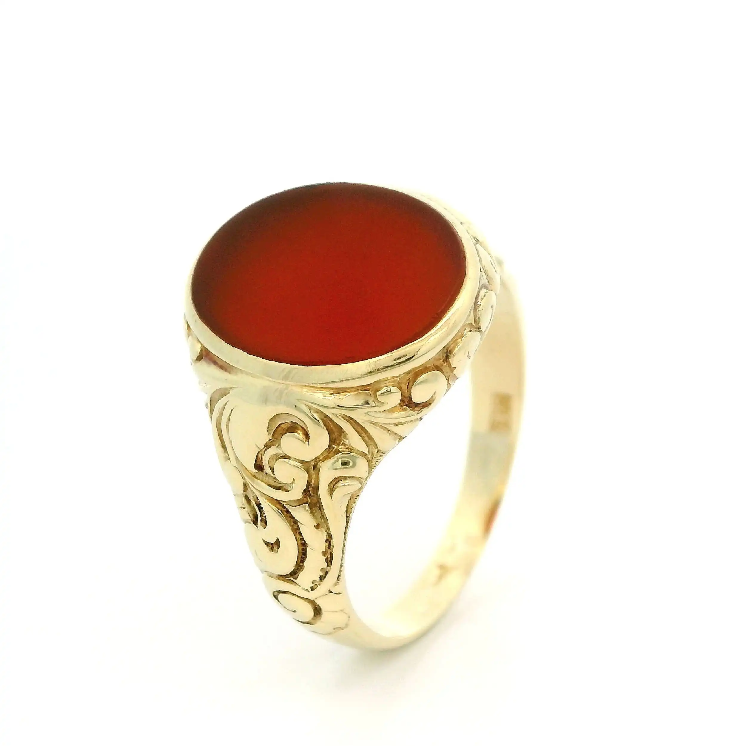 Siegelring Gelbgold mit Carneol Siegelring Gelbgold mit Carneol