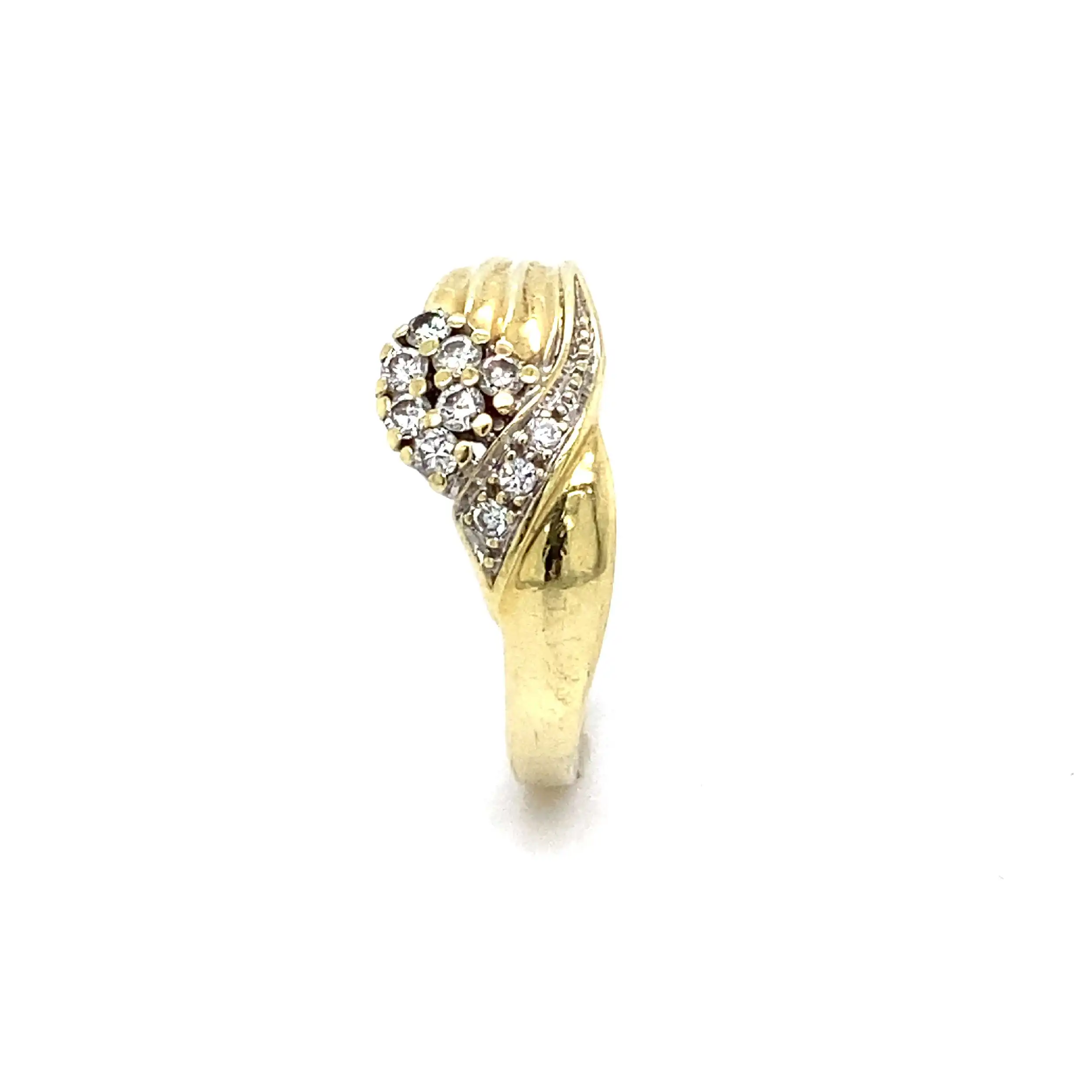 Ring Gelbgold mit Brillanten Ring Gelbgold mit Brillanten