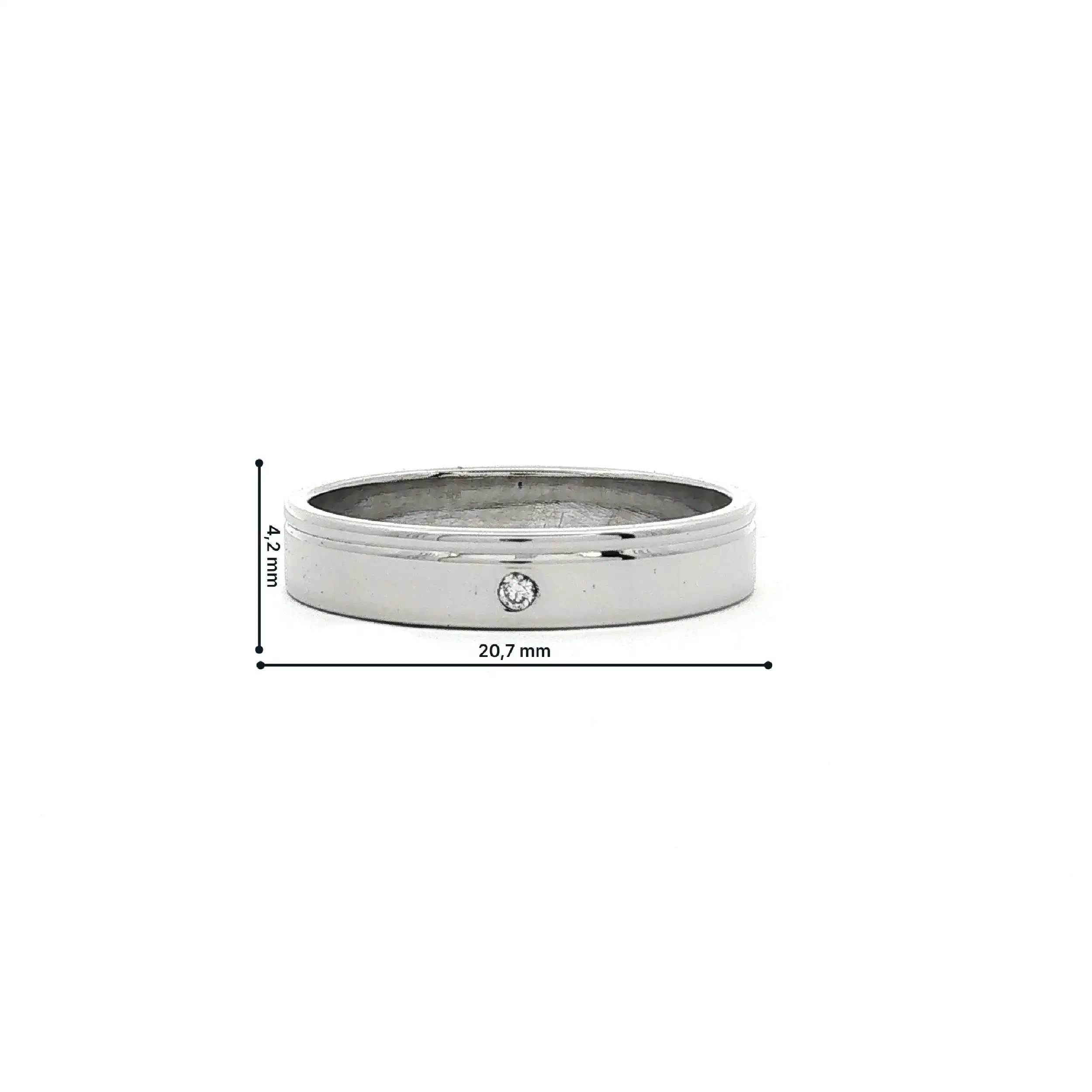 Ring Weißgold mit Brillant