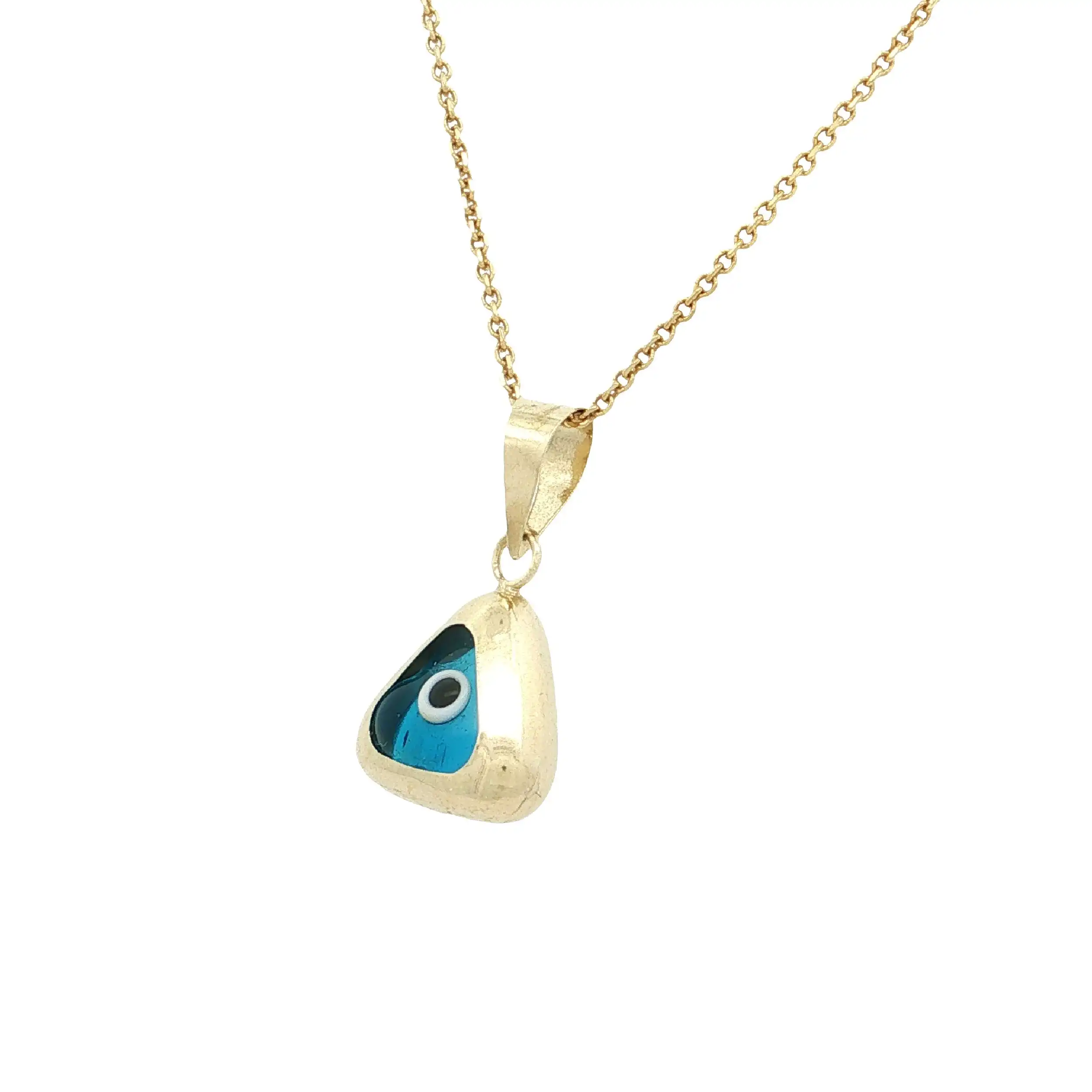 Kette Gelbgold mit Anhänger Nazar-Auge Kette Gelbgold mit Anhänger Nazar-Auge