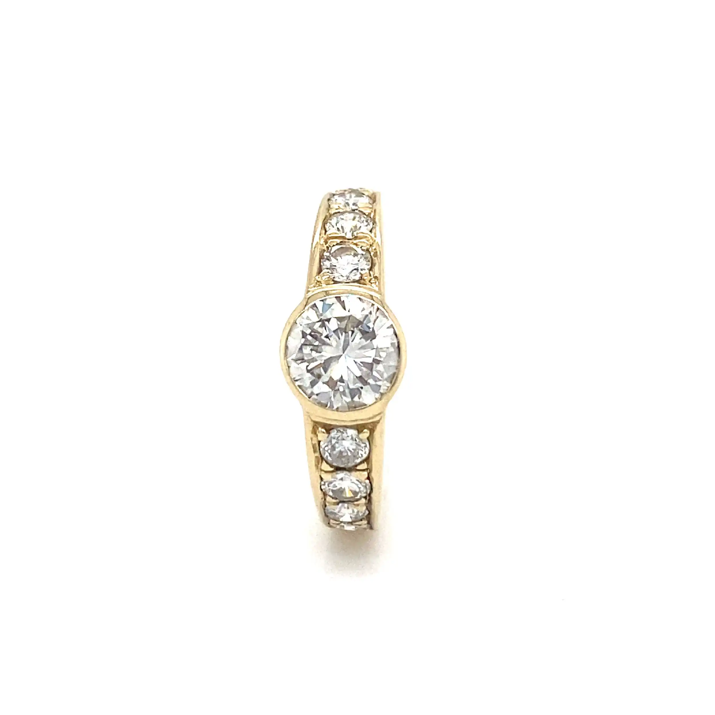 Ring Gelbgold mit Brillanten