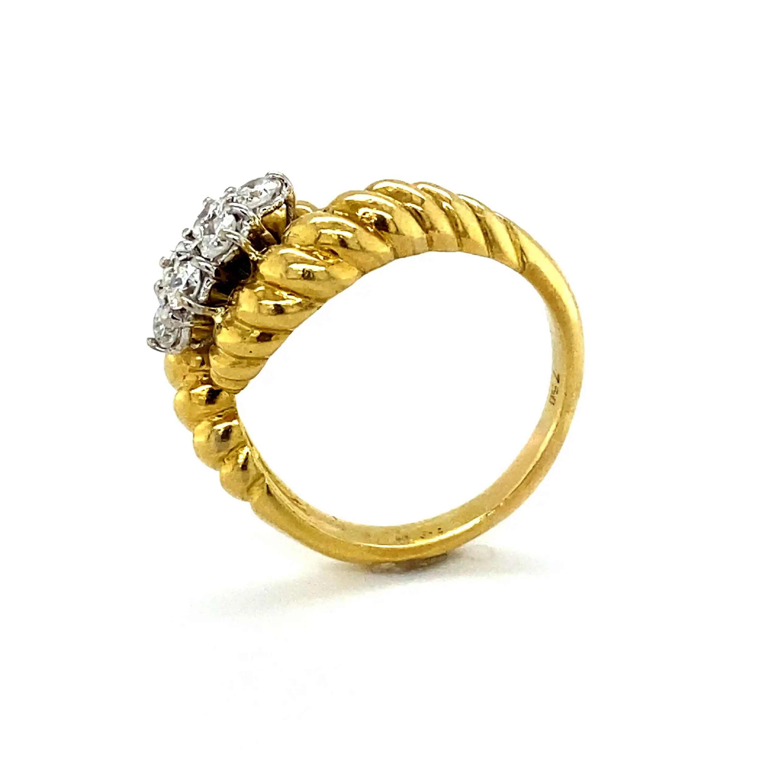 Ring Bicolor mit Brillanten Ring Bicolor mit Brillanten