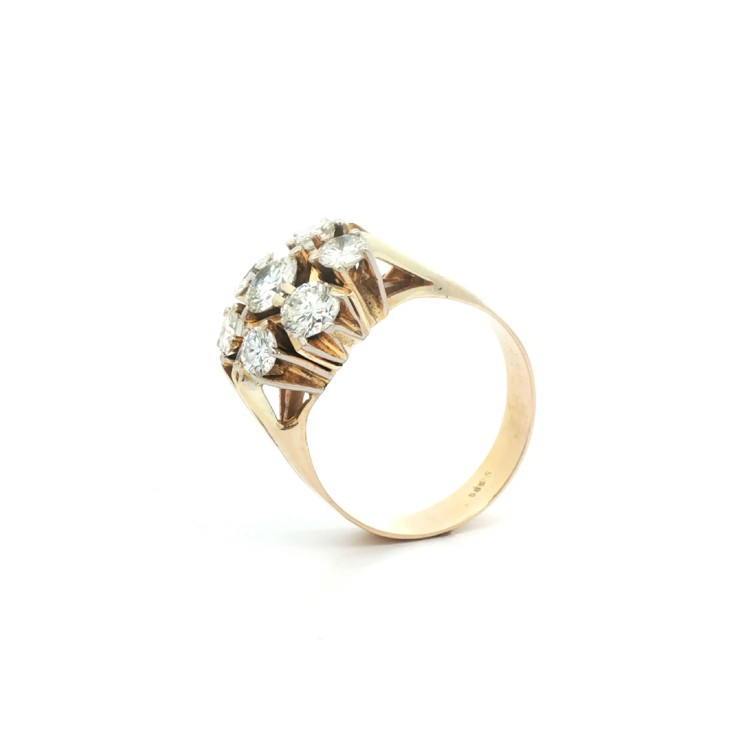 Ring Gelbgold mit Brillanten