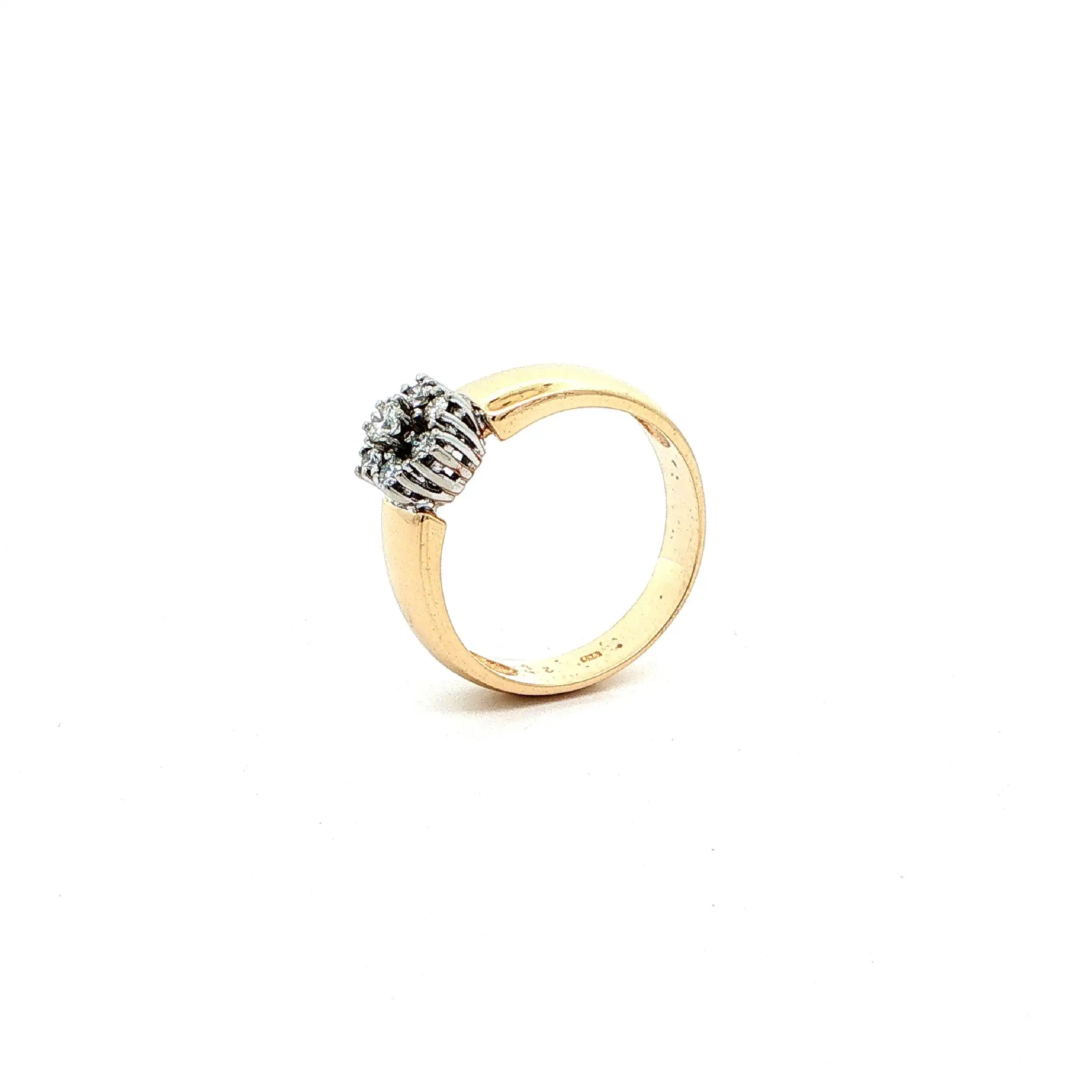 Ring Bicolor mit Brillanten Ring Bicolor mit Brillanten
