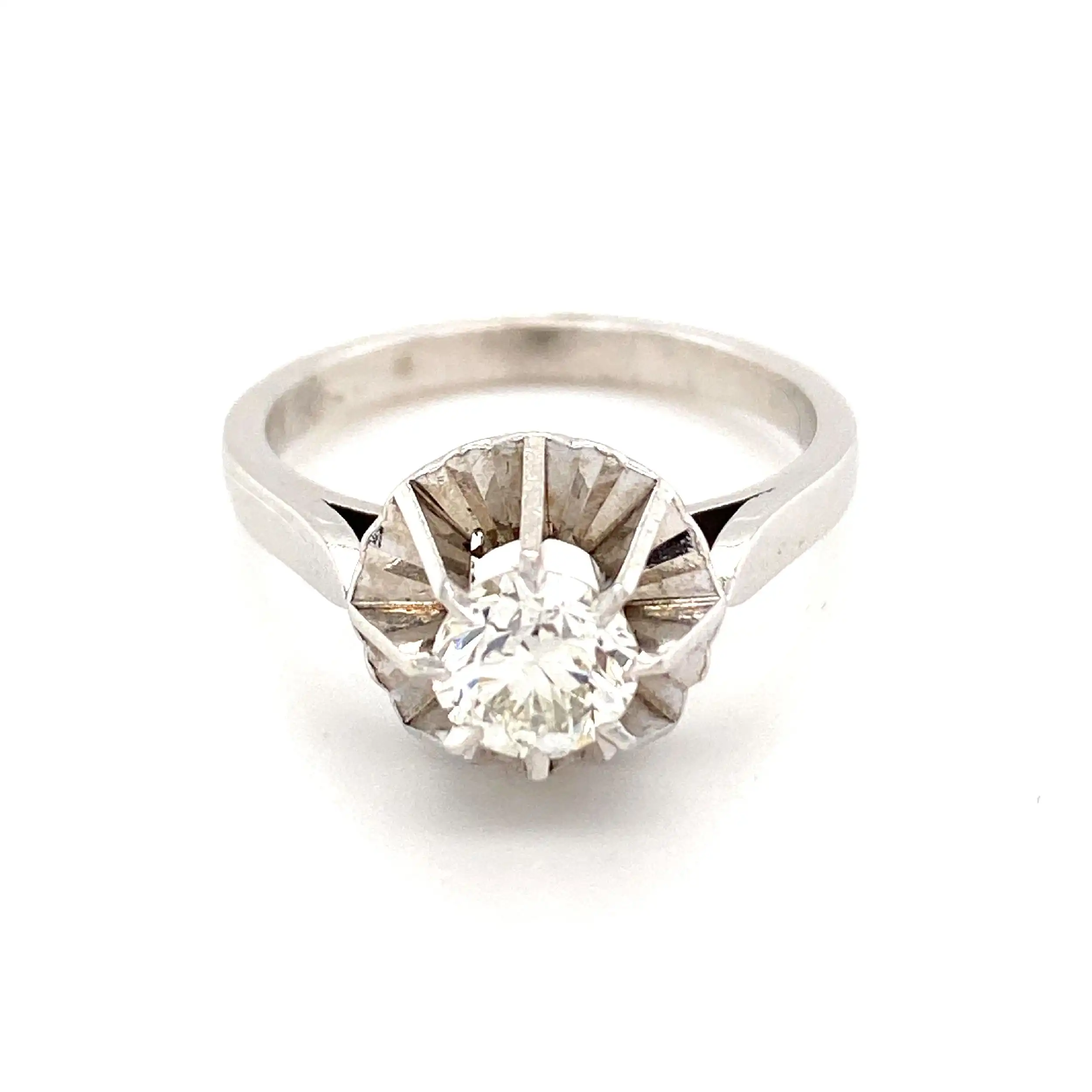 Ring Weißgold mit Brillant Solitär Ring Weißgold mit Brillant Solitär