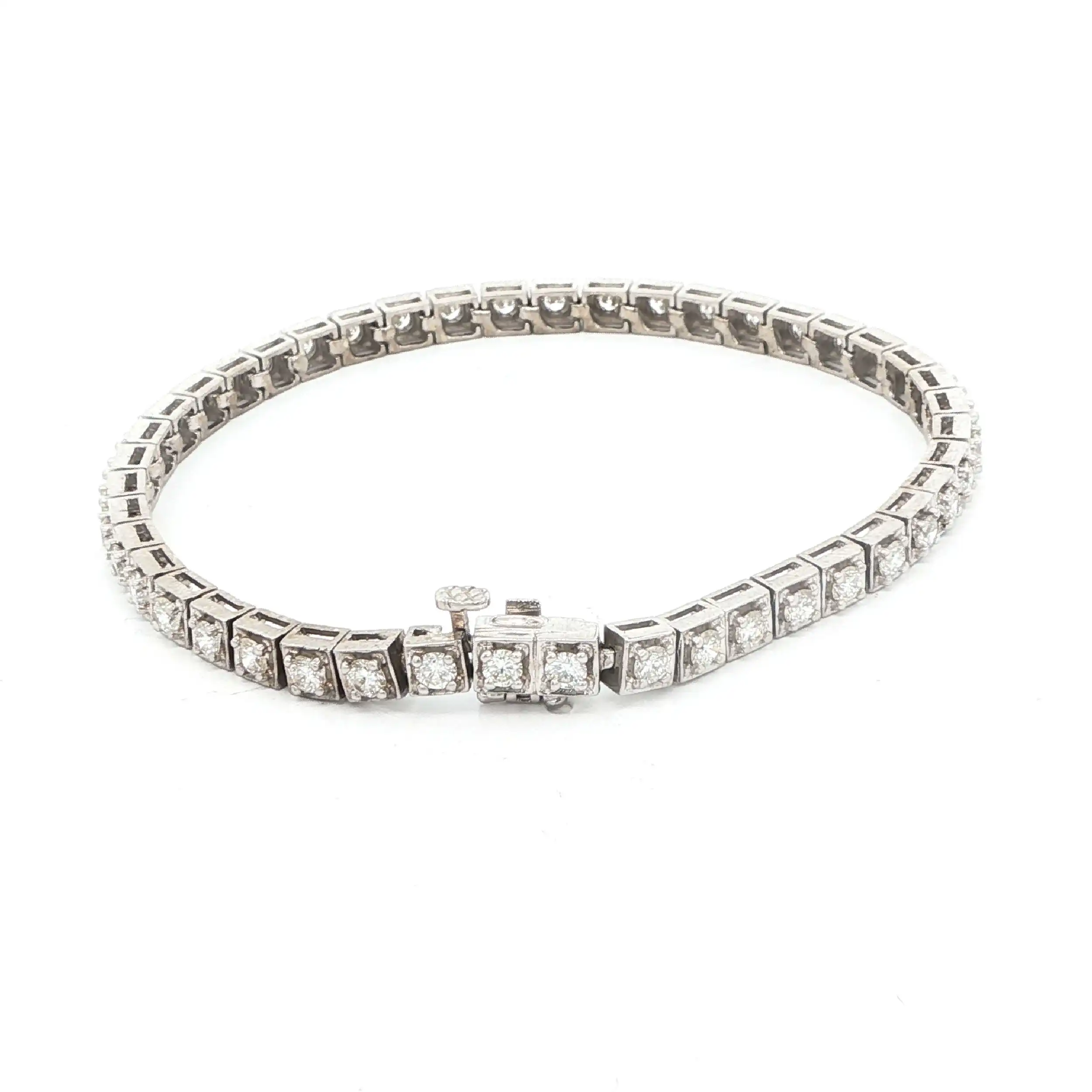 Tennisarmband Weißgold mit Brillanten