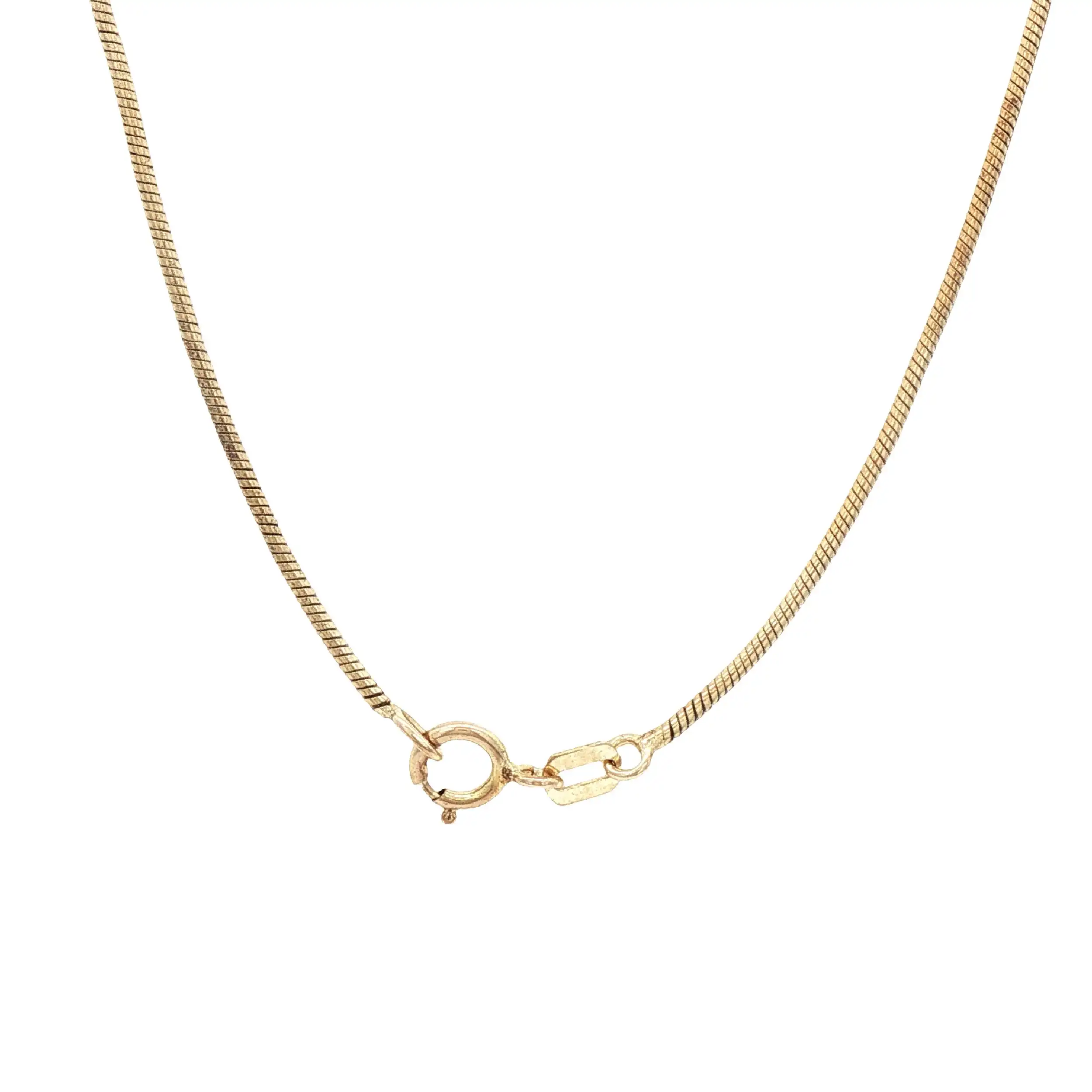 Schlangenkette Gelbgold