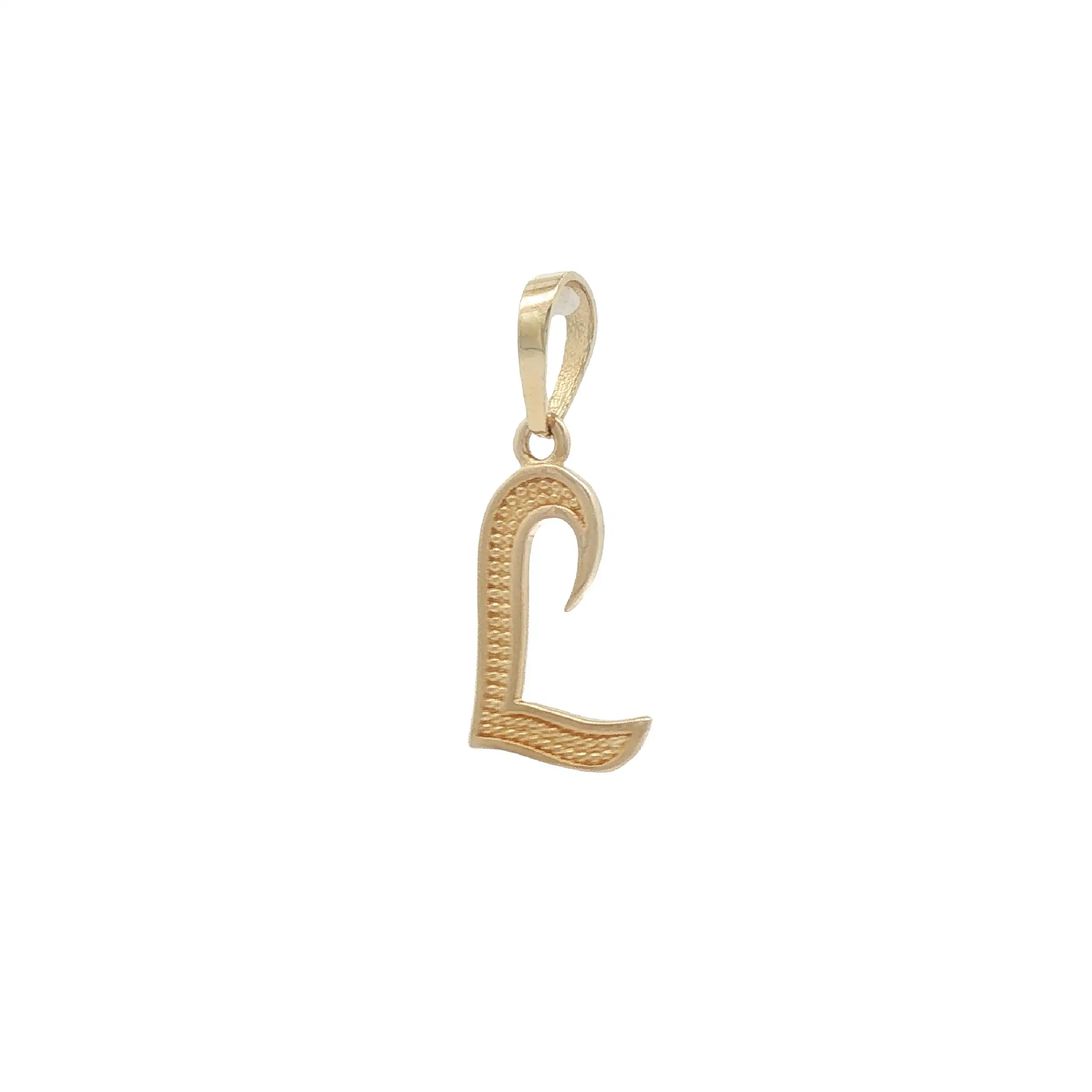 Anhänger Gelbgold "L"