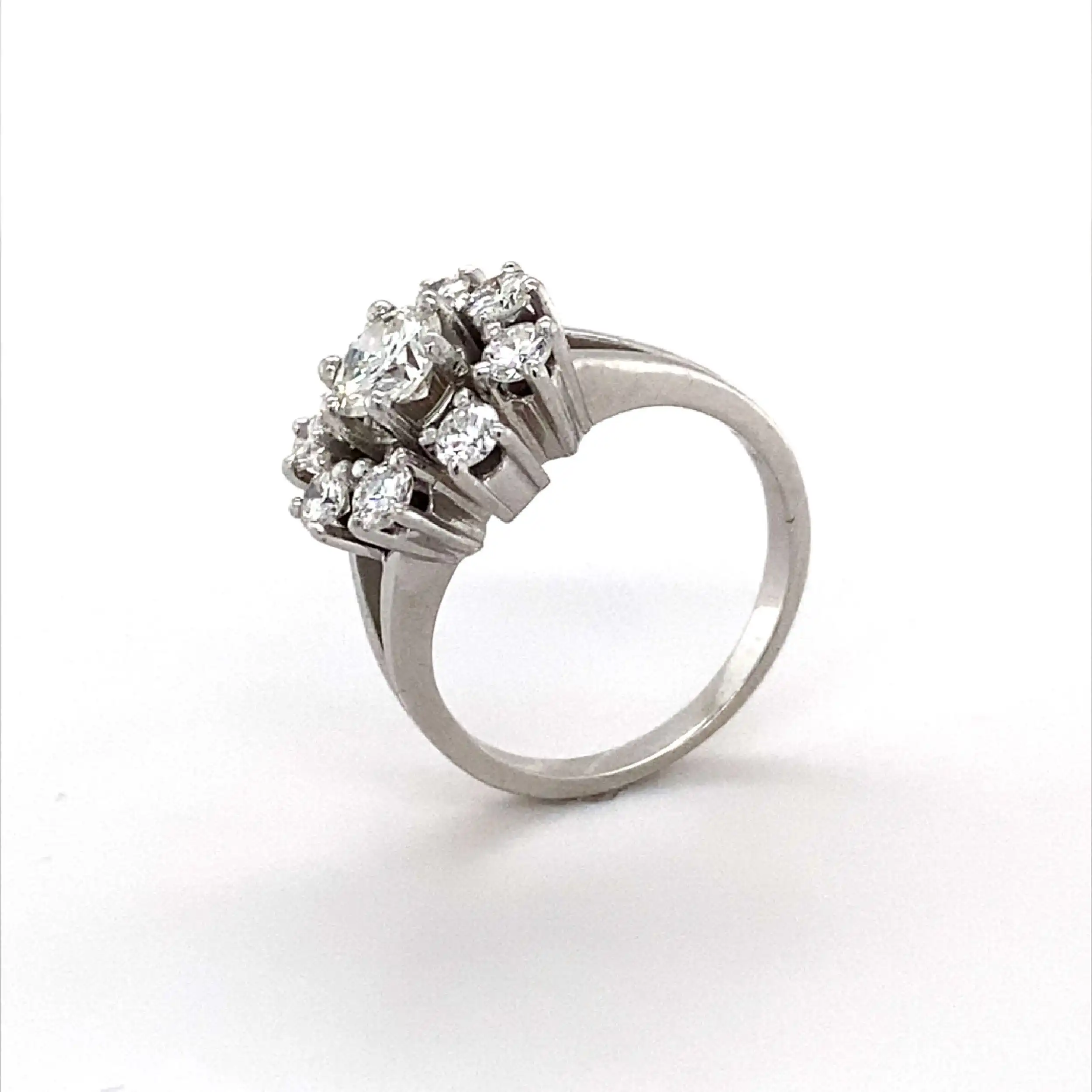 Ring Weißgold mit Brillanten Ring Weißgold mit Brillanten