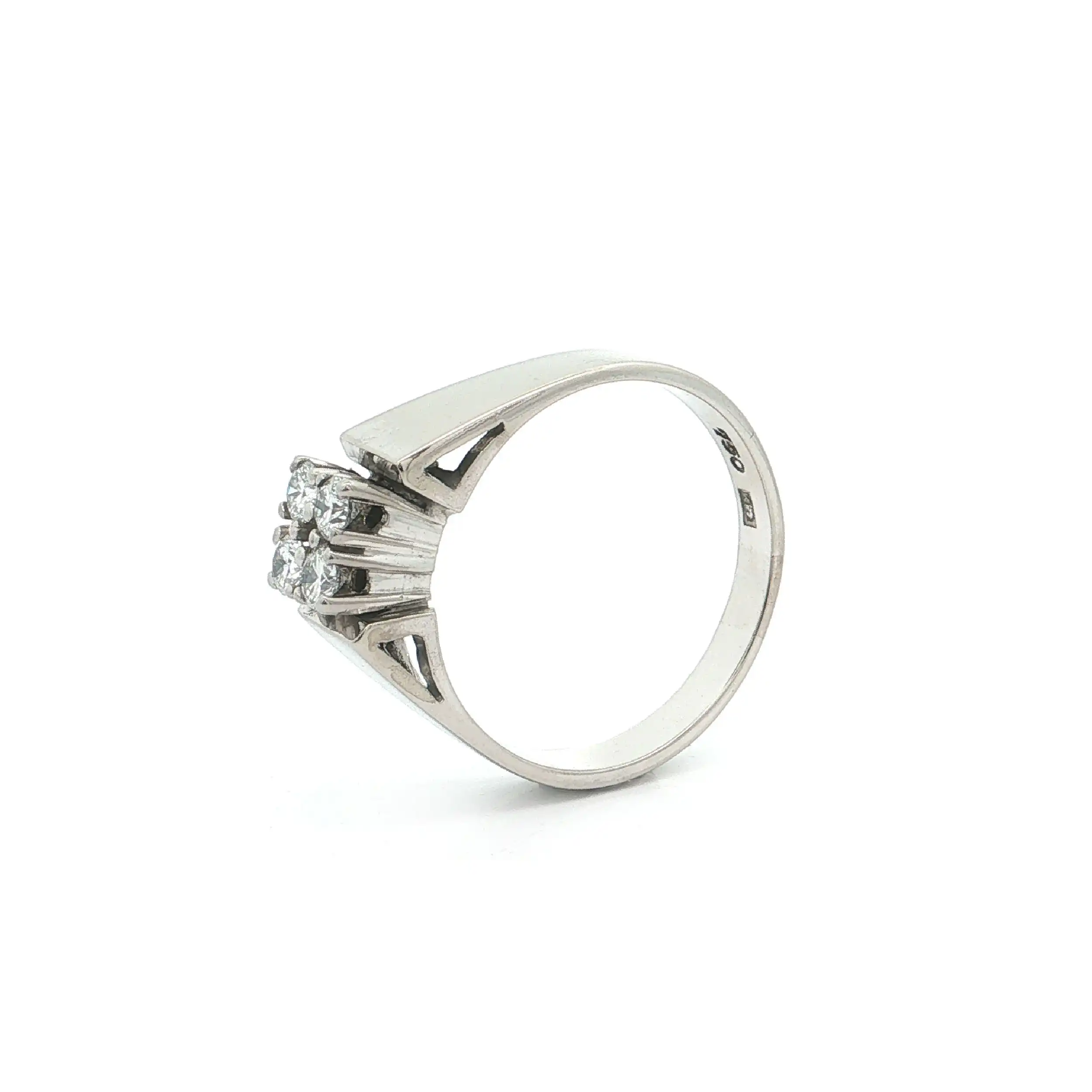 Ring Weißgold mit Brillanten