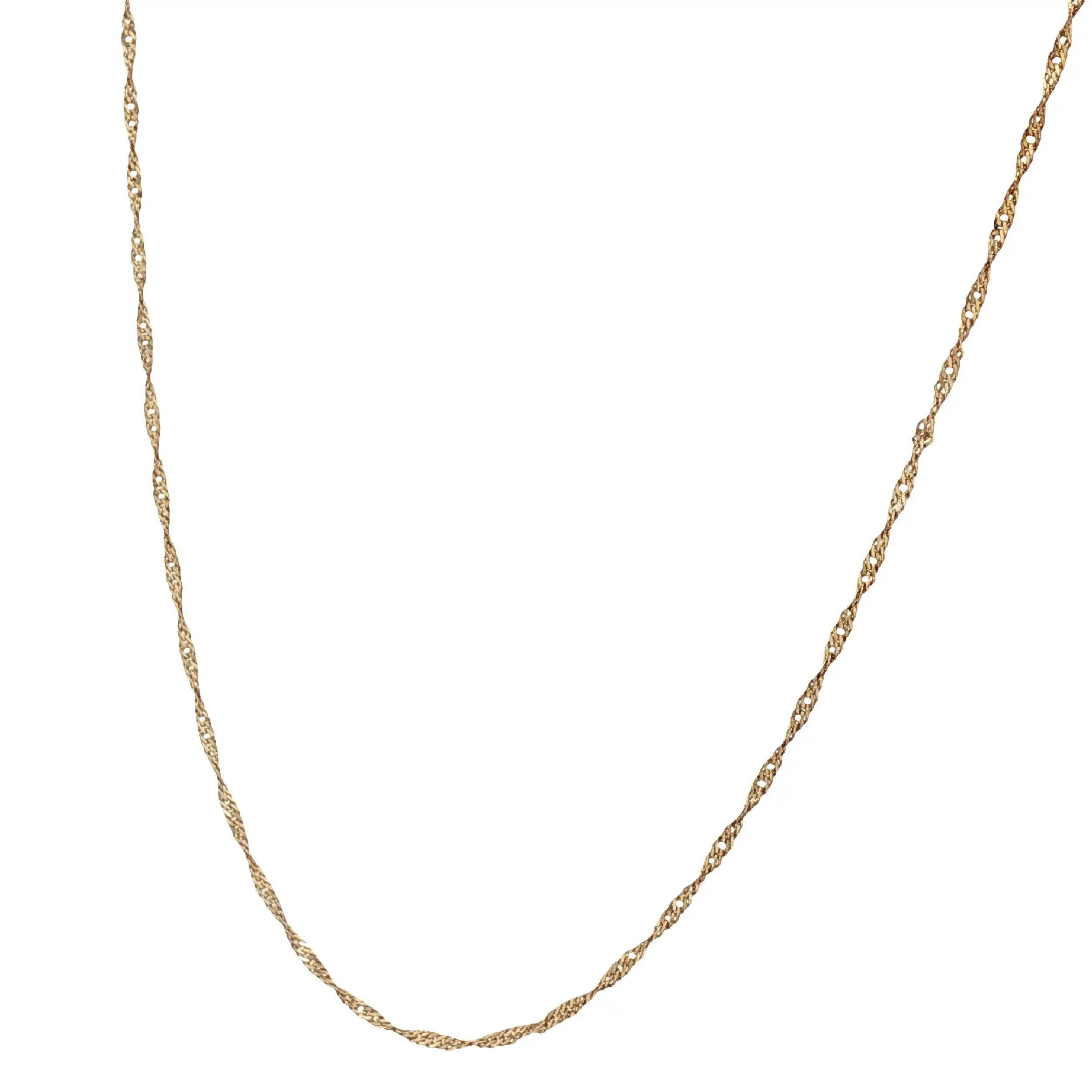 Kette Gelbgold gedreht