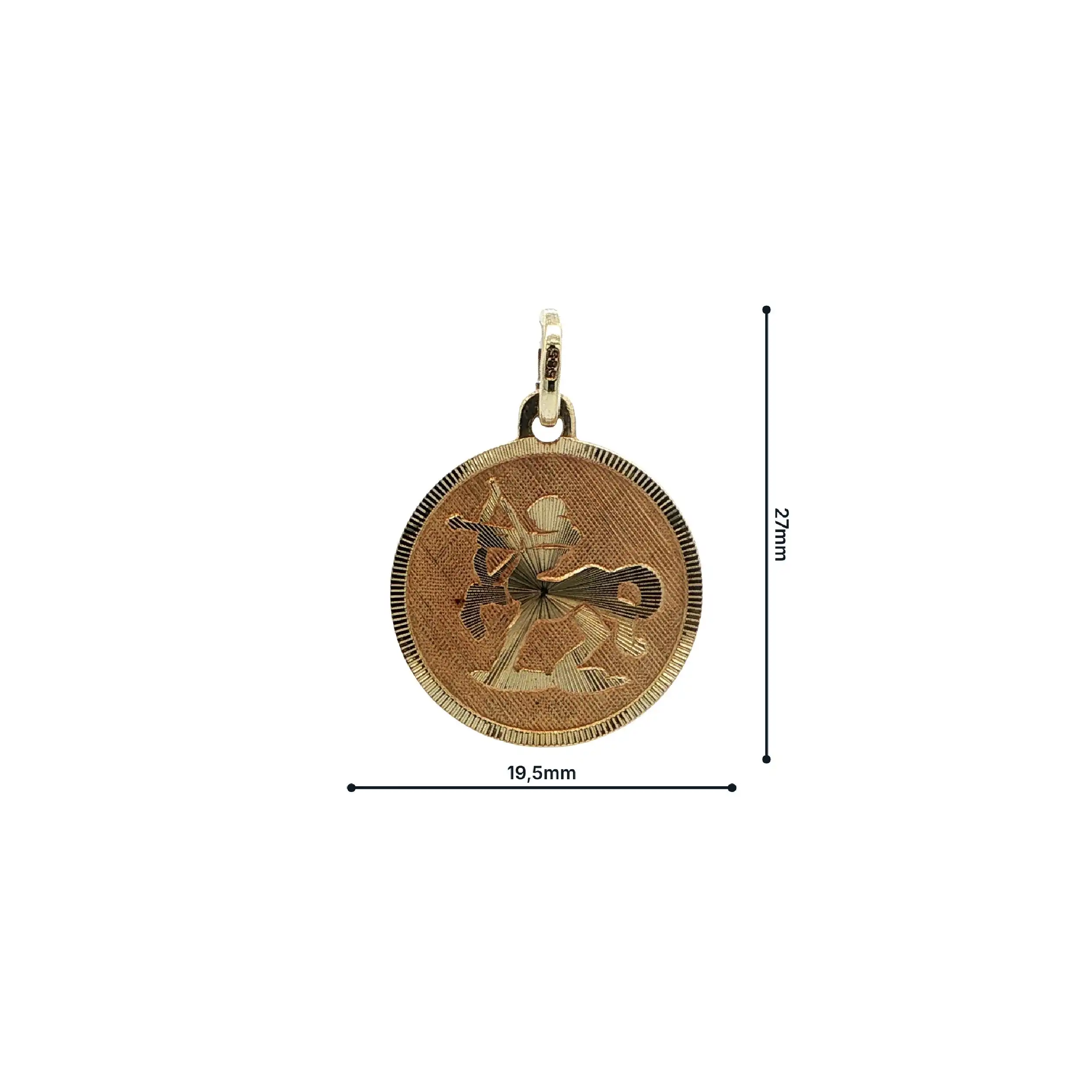 Anhänger Gelbgold Sternzeichen Schütze Anhänger Gelbgold Sternzeichen Schütze