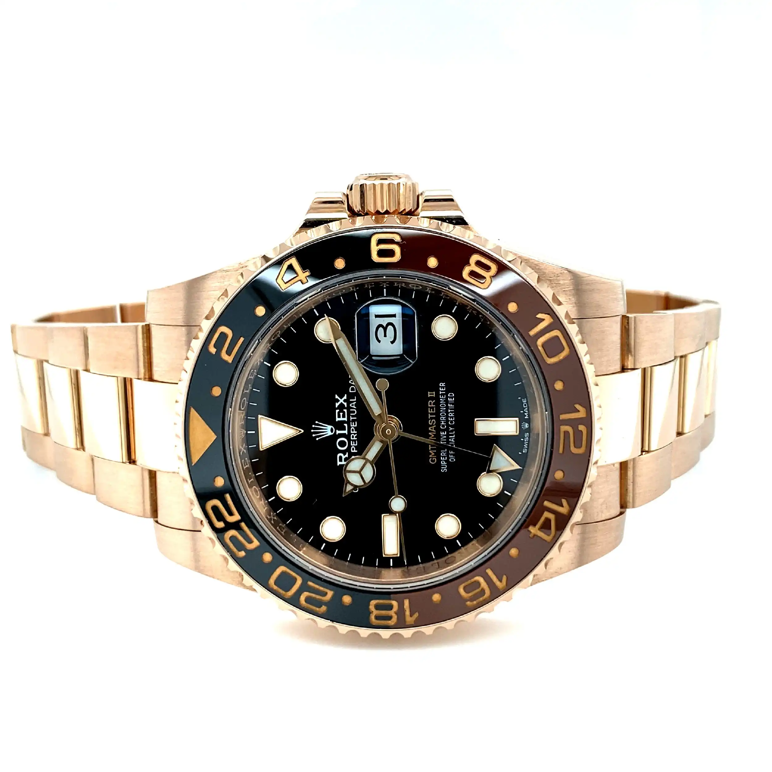 Herrenuhr Rolex GMT Master II -Rootbeer- Everose-Gold Herrenuhr Rolex GMT Master II -Rootbeer- Everose-Gold