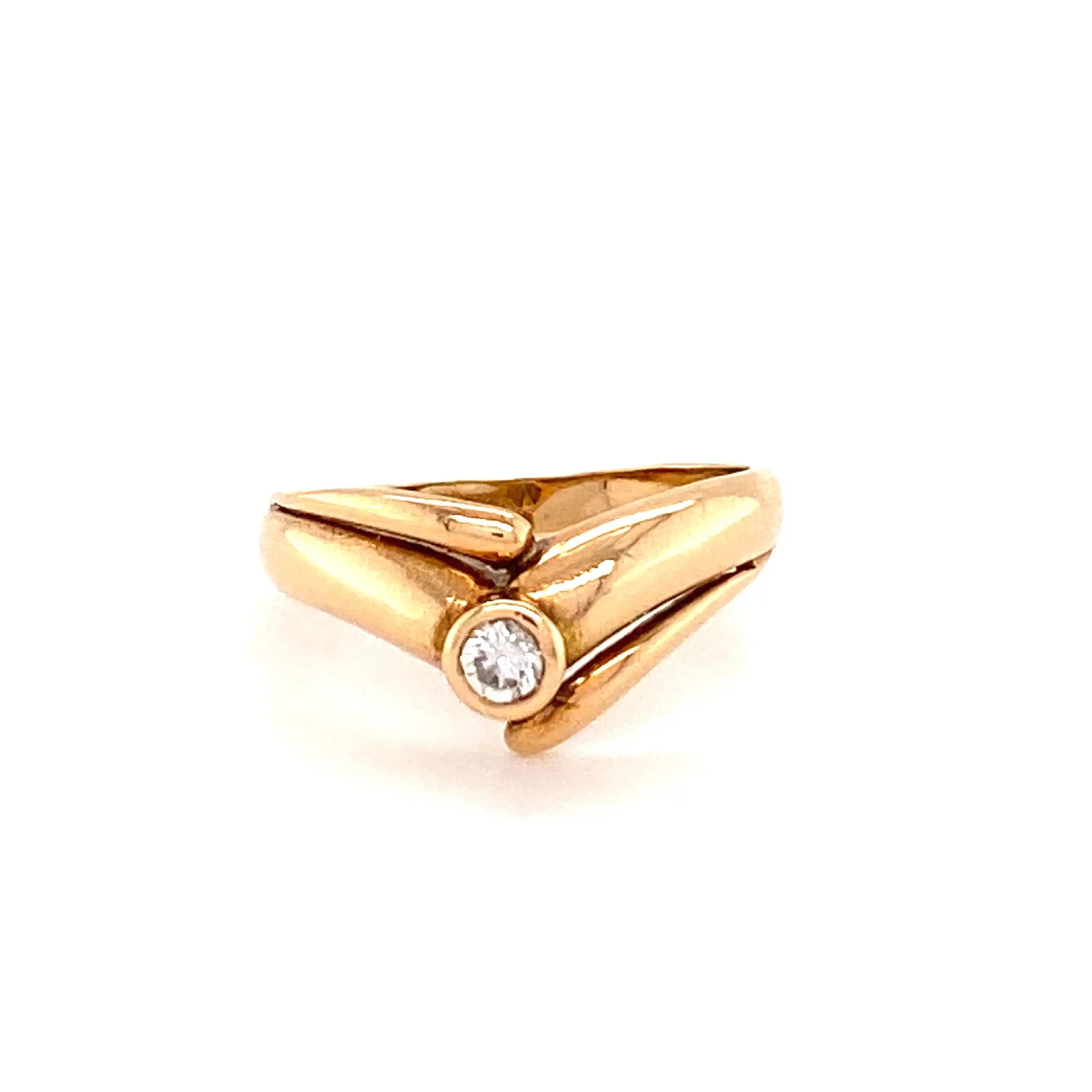 Ring Roségold mit Brillant
