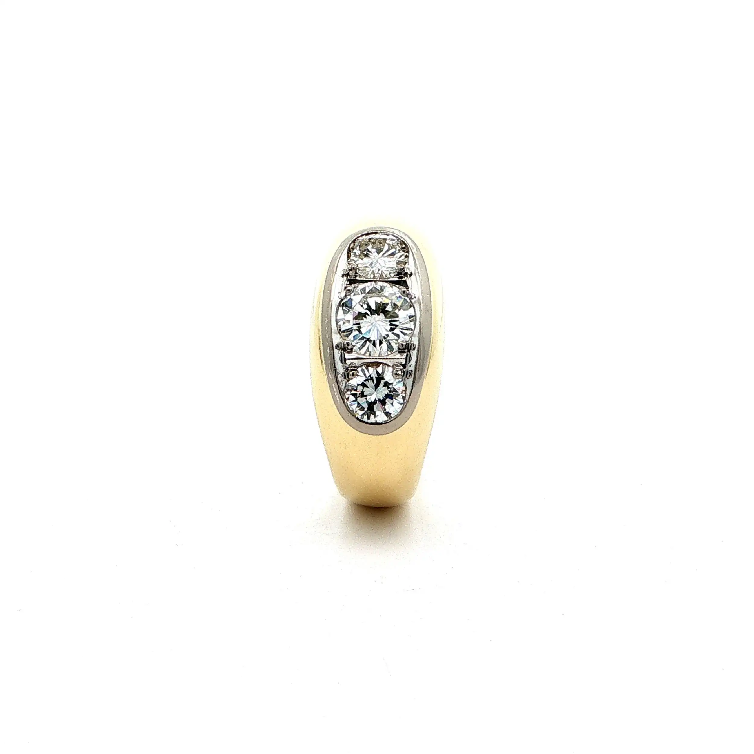 Ring Bicolor mit Brillanten Ring Bicolor mit Brillanten
