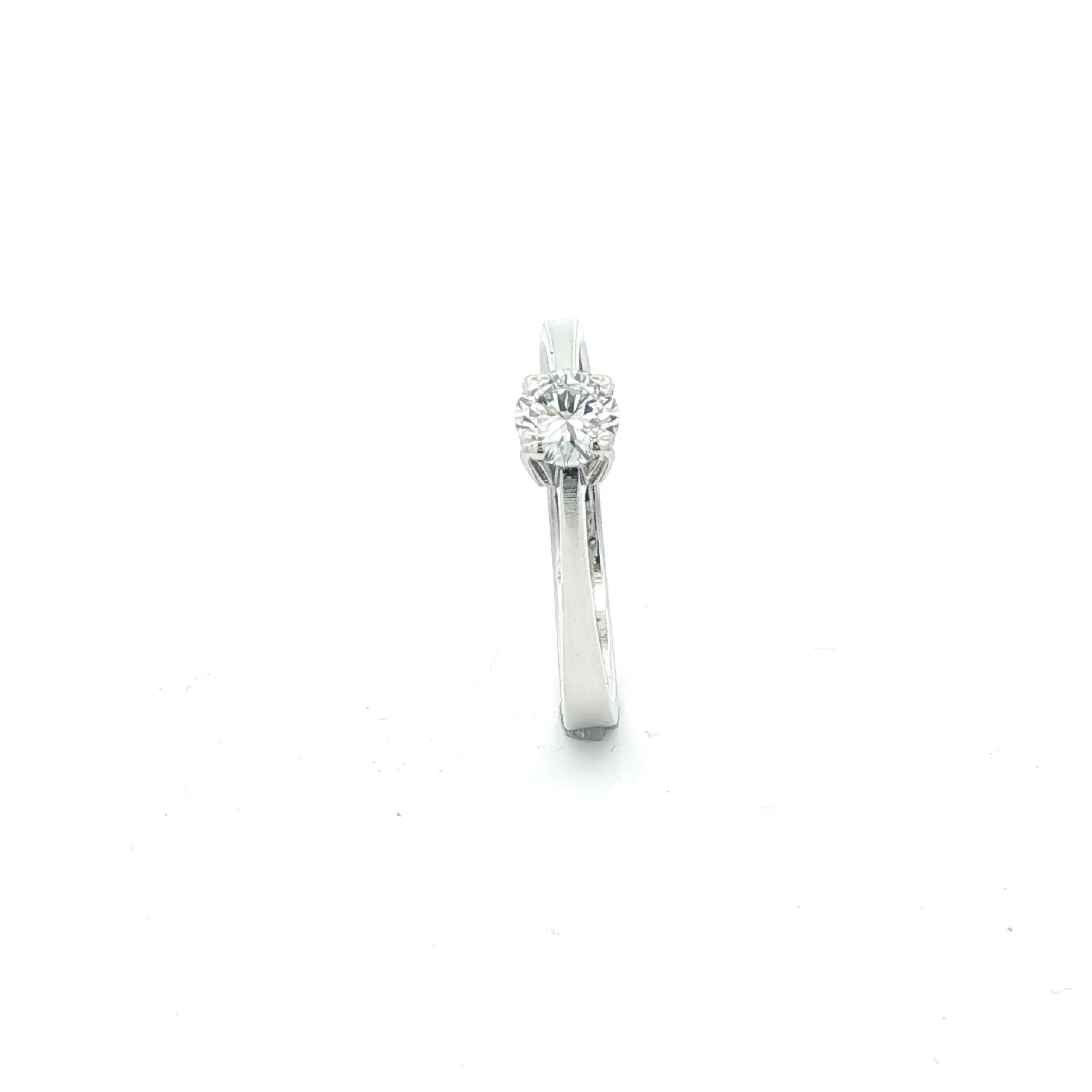 Ring Weißgold mit Brillant Solitär
