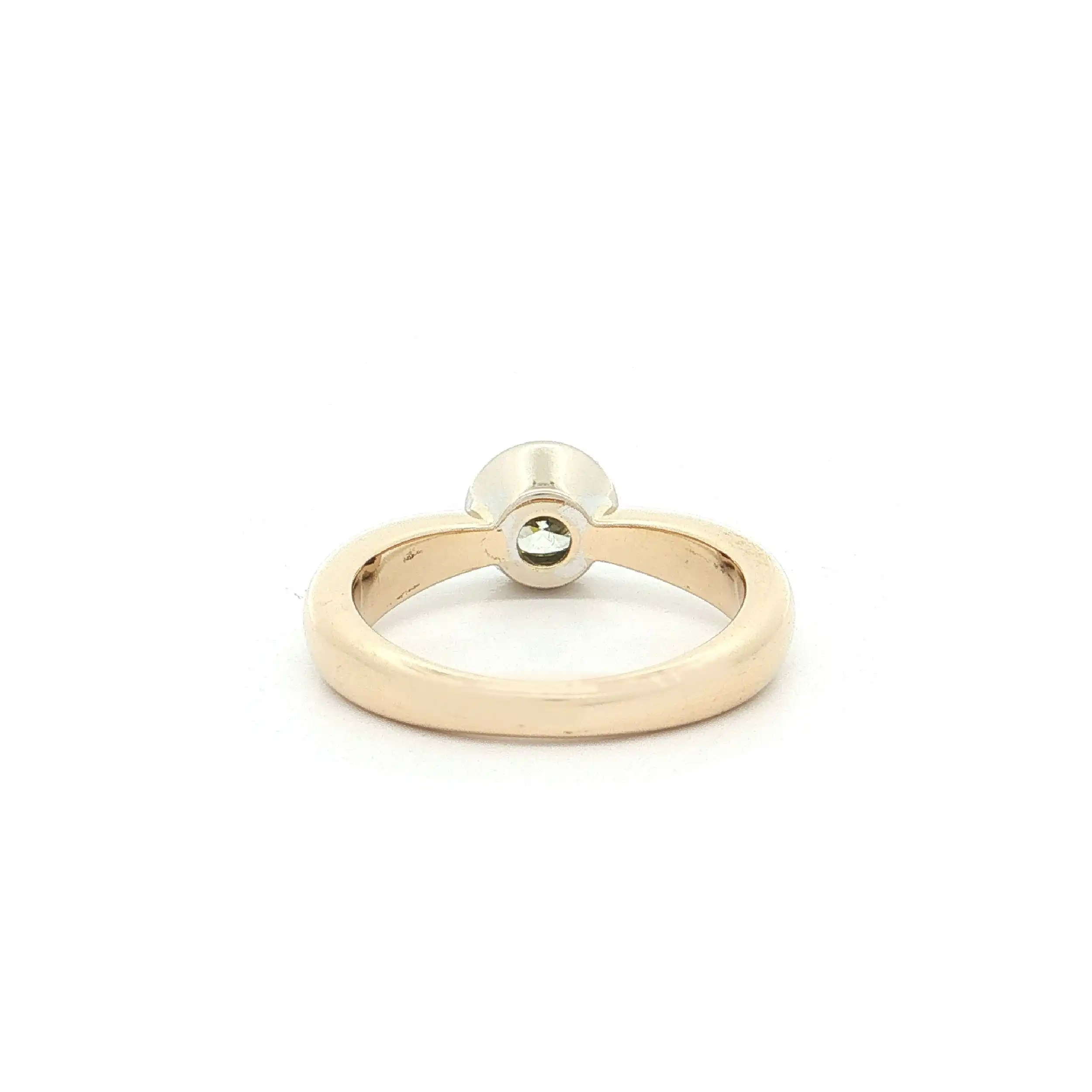 Ring Bicolor mit Brillant