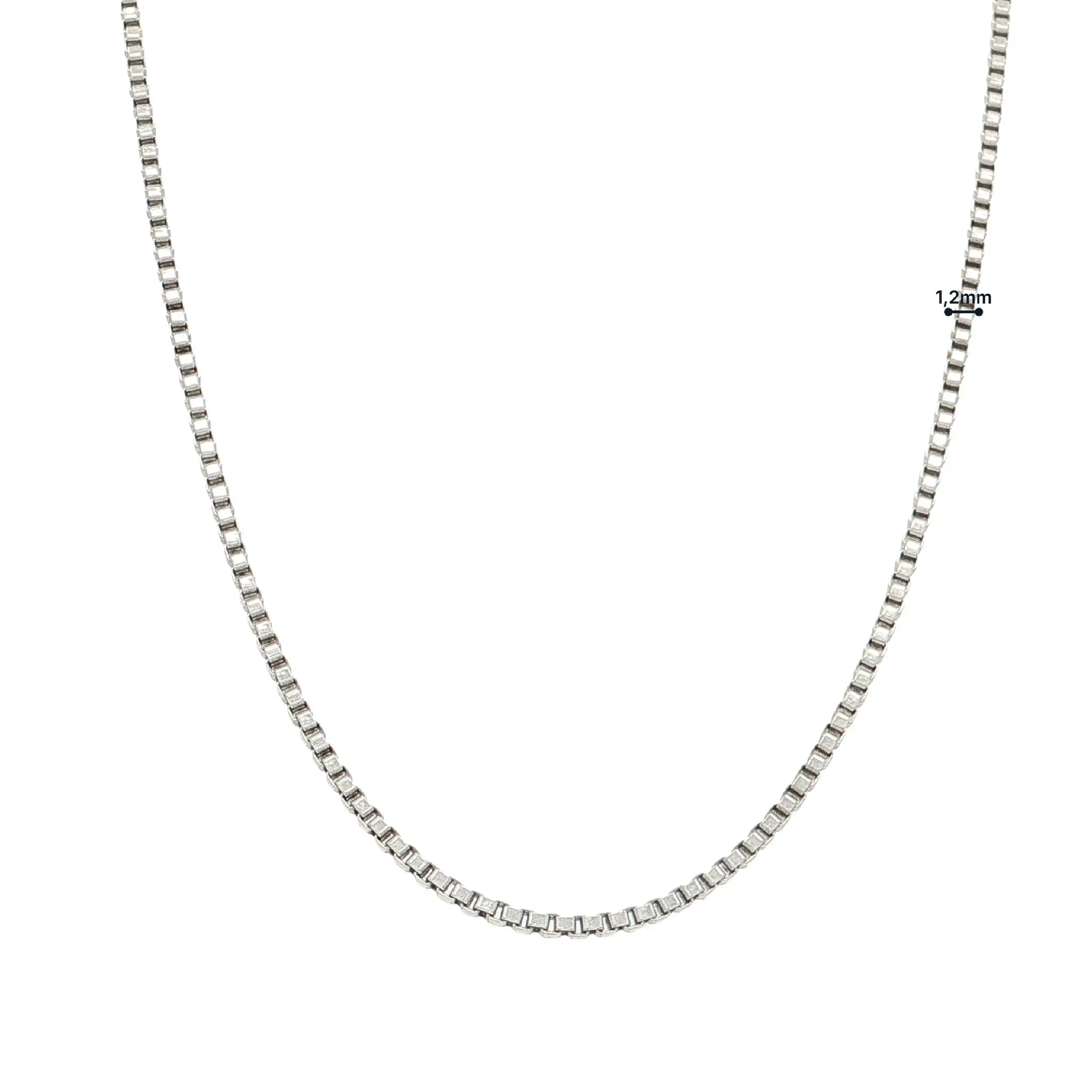 Venezianerkette Weißgold