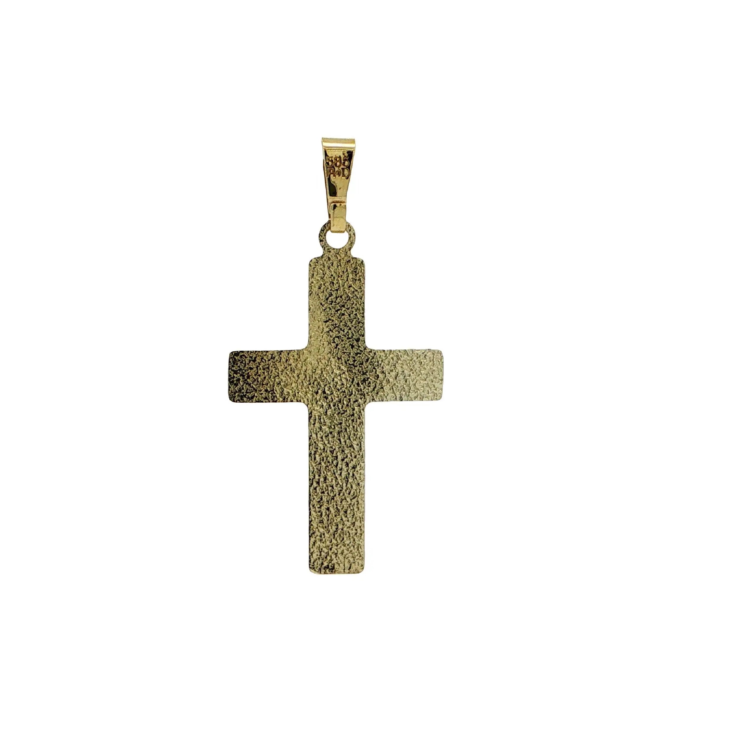 Anhänger Gelbgold Kreuz