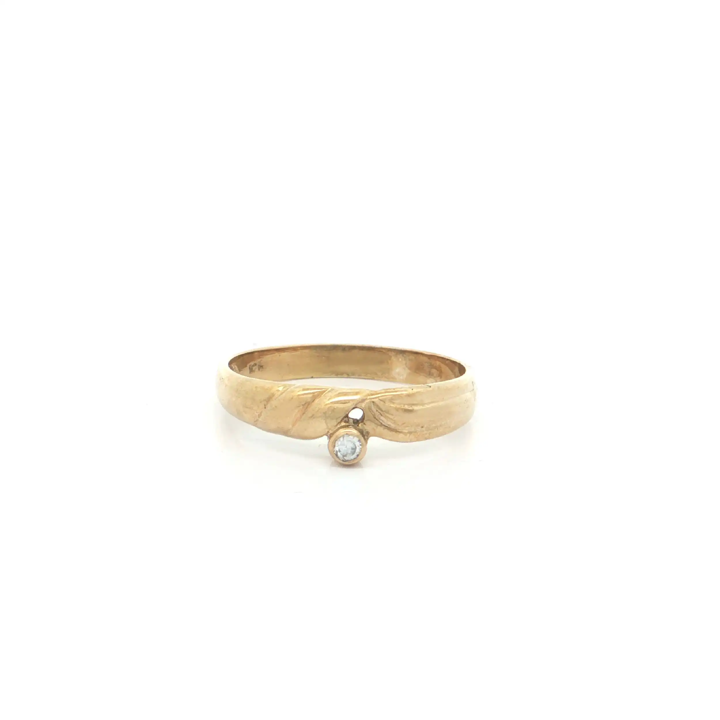 Ring Silber vergoldet mit Zirkonia Ring Silber vergoldet mit Zirkonia
