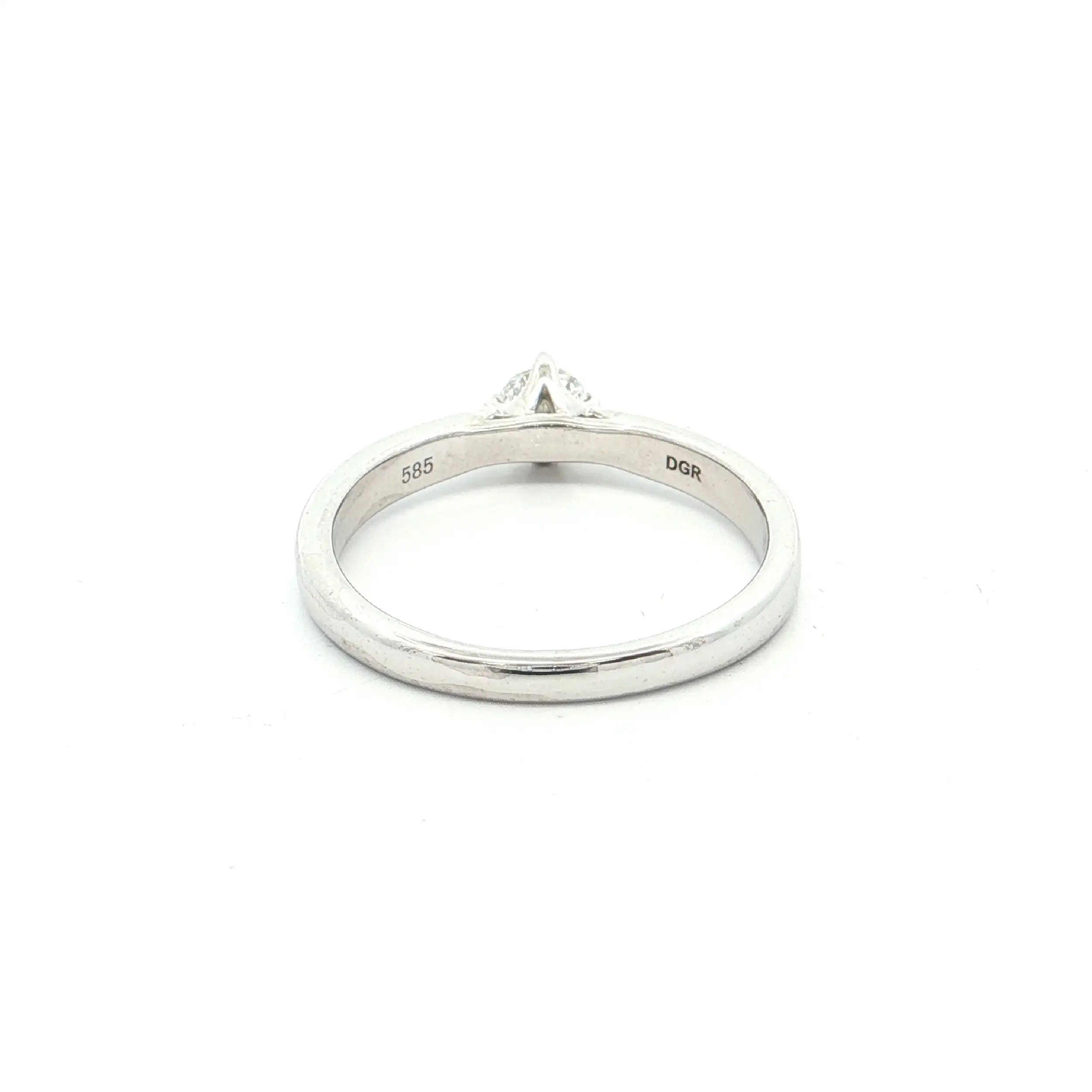 Solitärring Weißgold mit Brillant 0,15ct Solitärring Weißgold mit Brillant 0,15ct