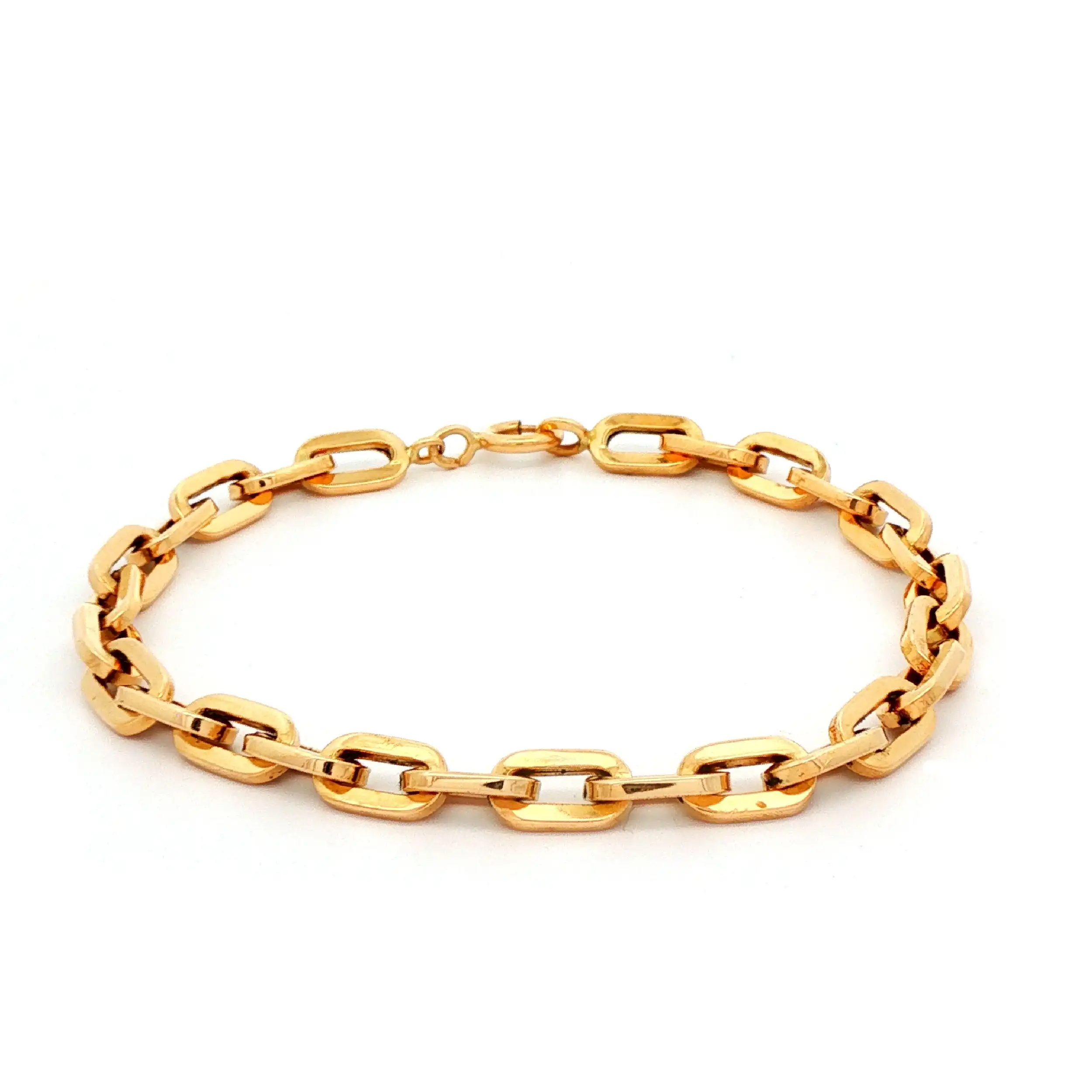 Ankerarmband Gelbgold halbmassiv