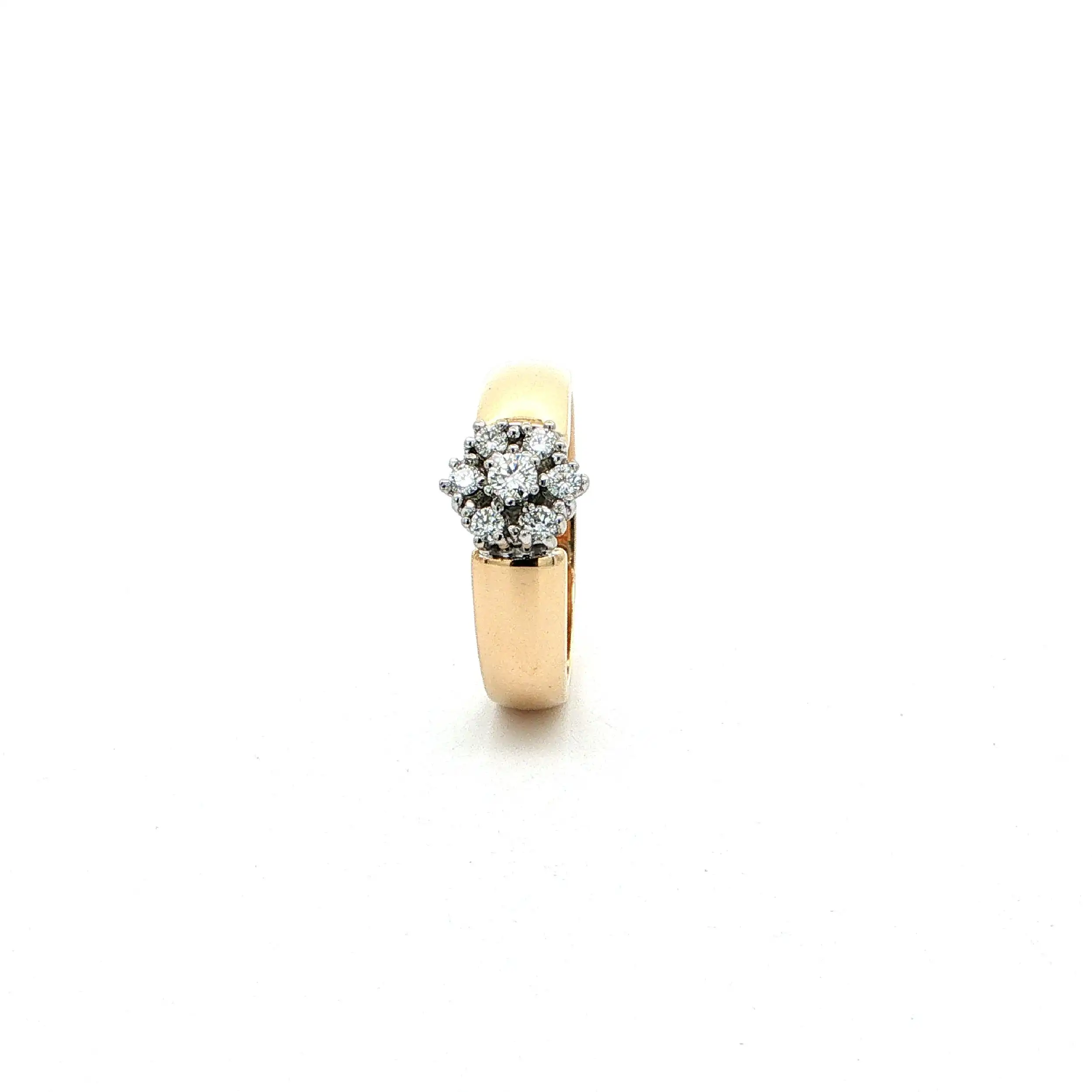 Ring Bicolor mit Brillanten