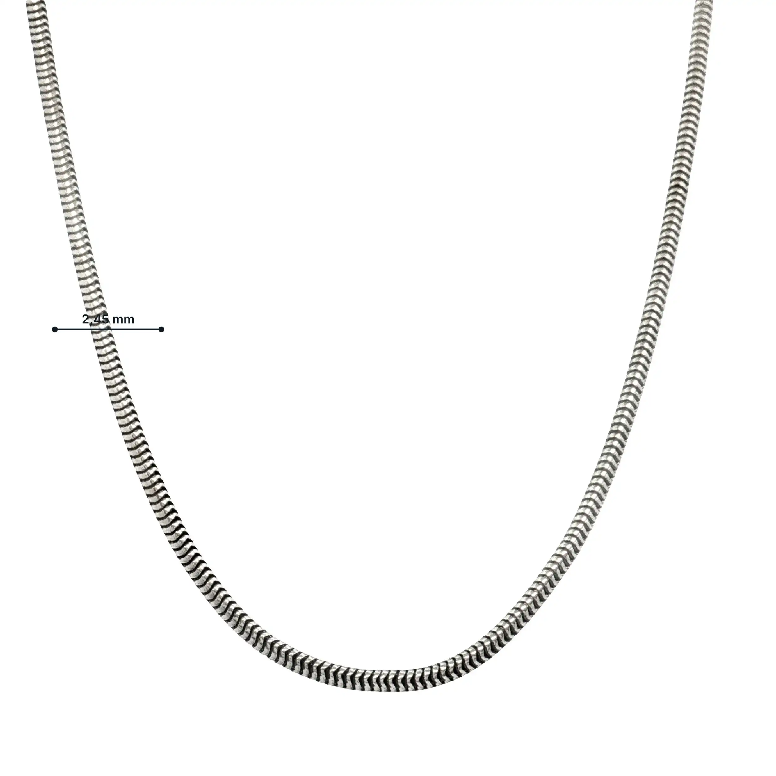 Schlangenkette Silber