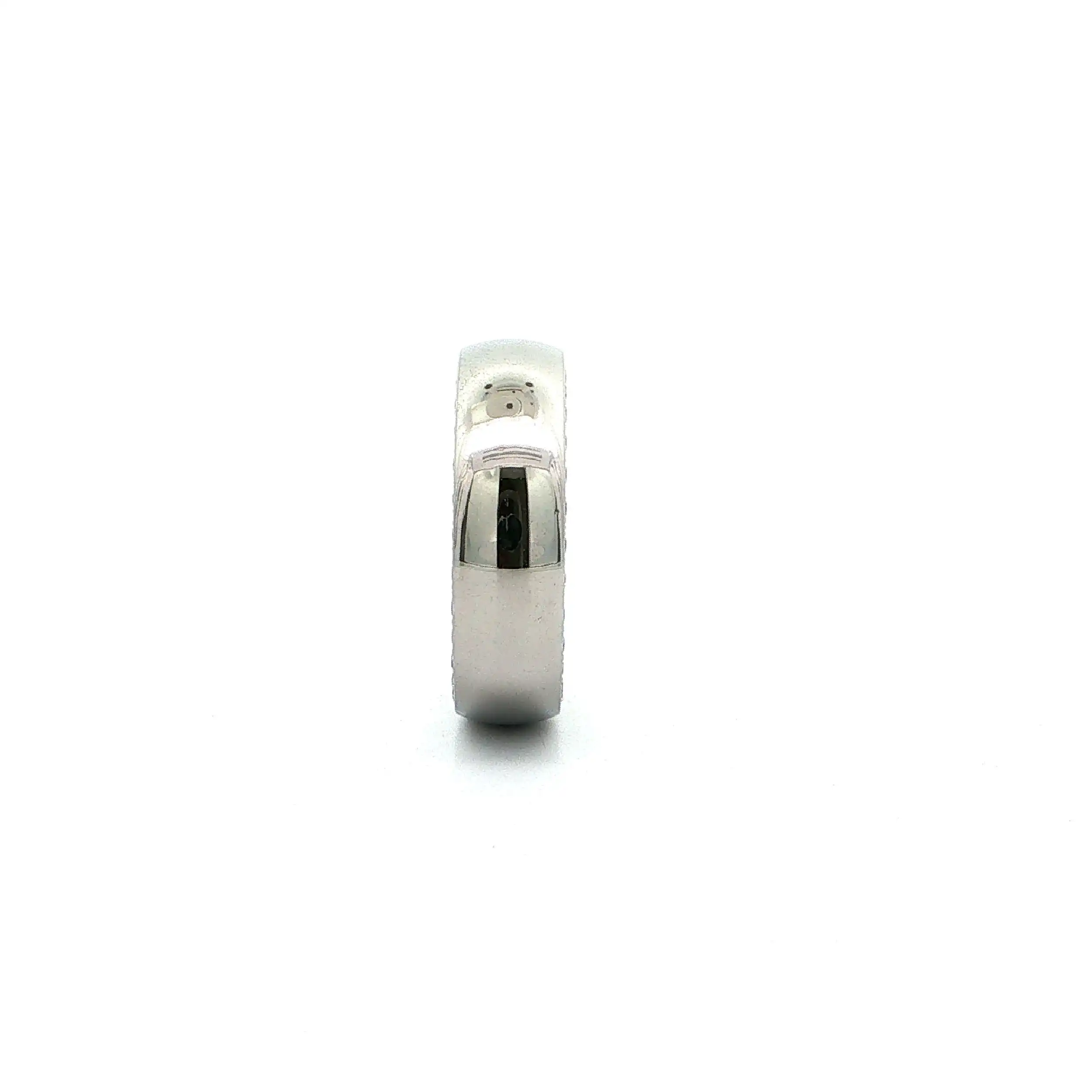 Ring Palladium mit Brillanten, graviert mit 0,60ct.