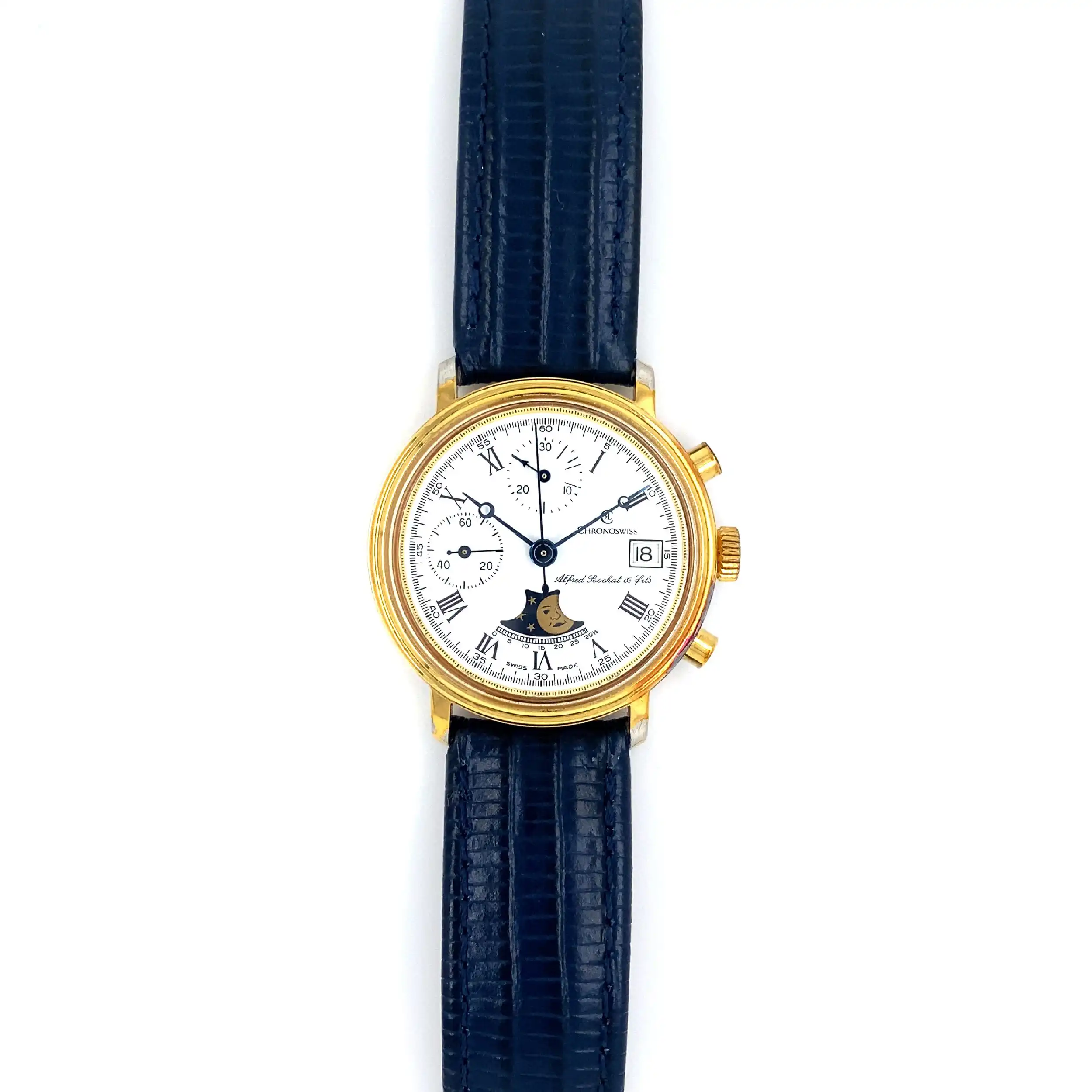 Chronoswiss Alfred Rochat & Fils lunar Mondphase Chronograph