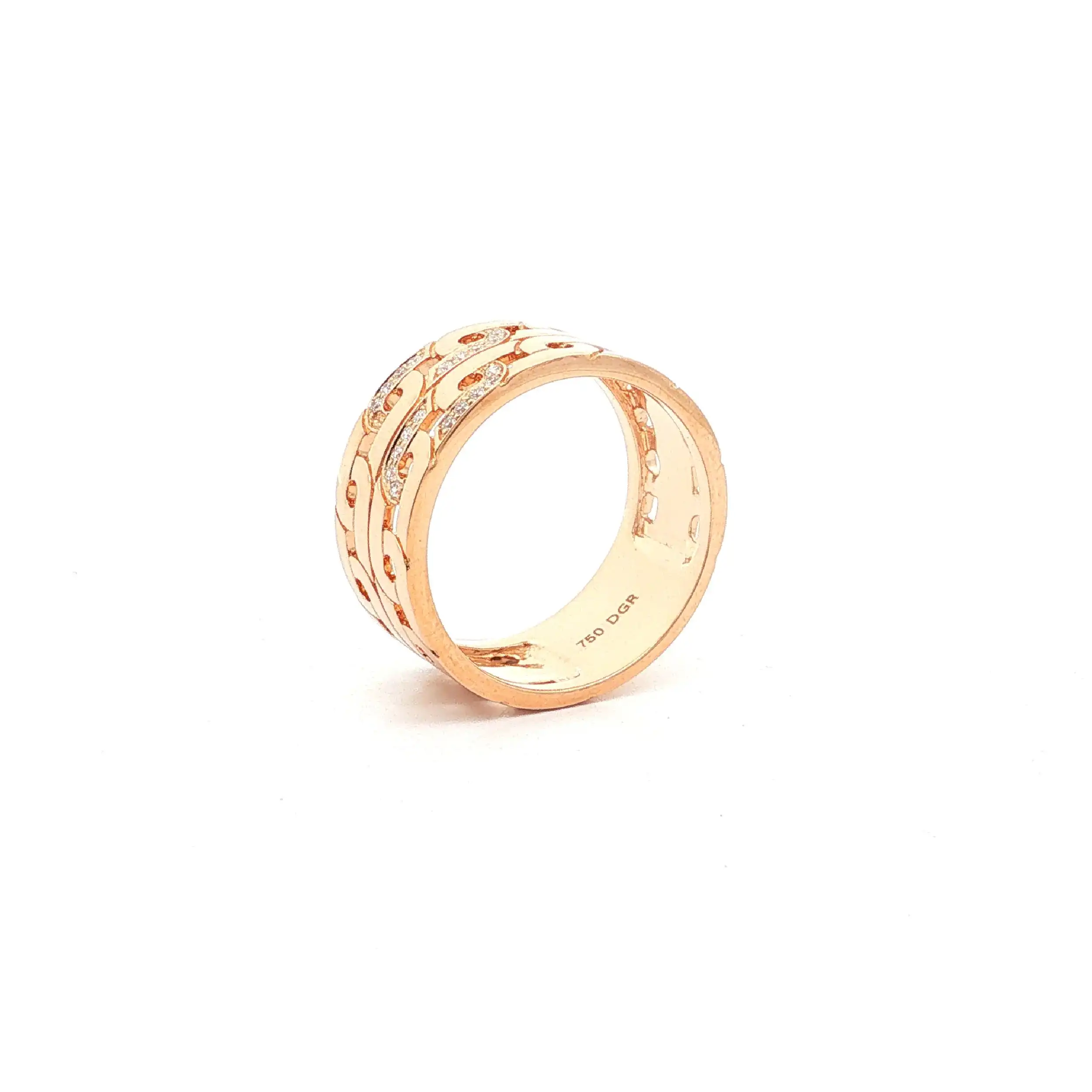 Ring Roségold mit Brillanten 0,09ct. TW/SI
