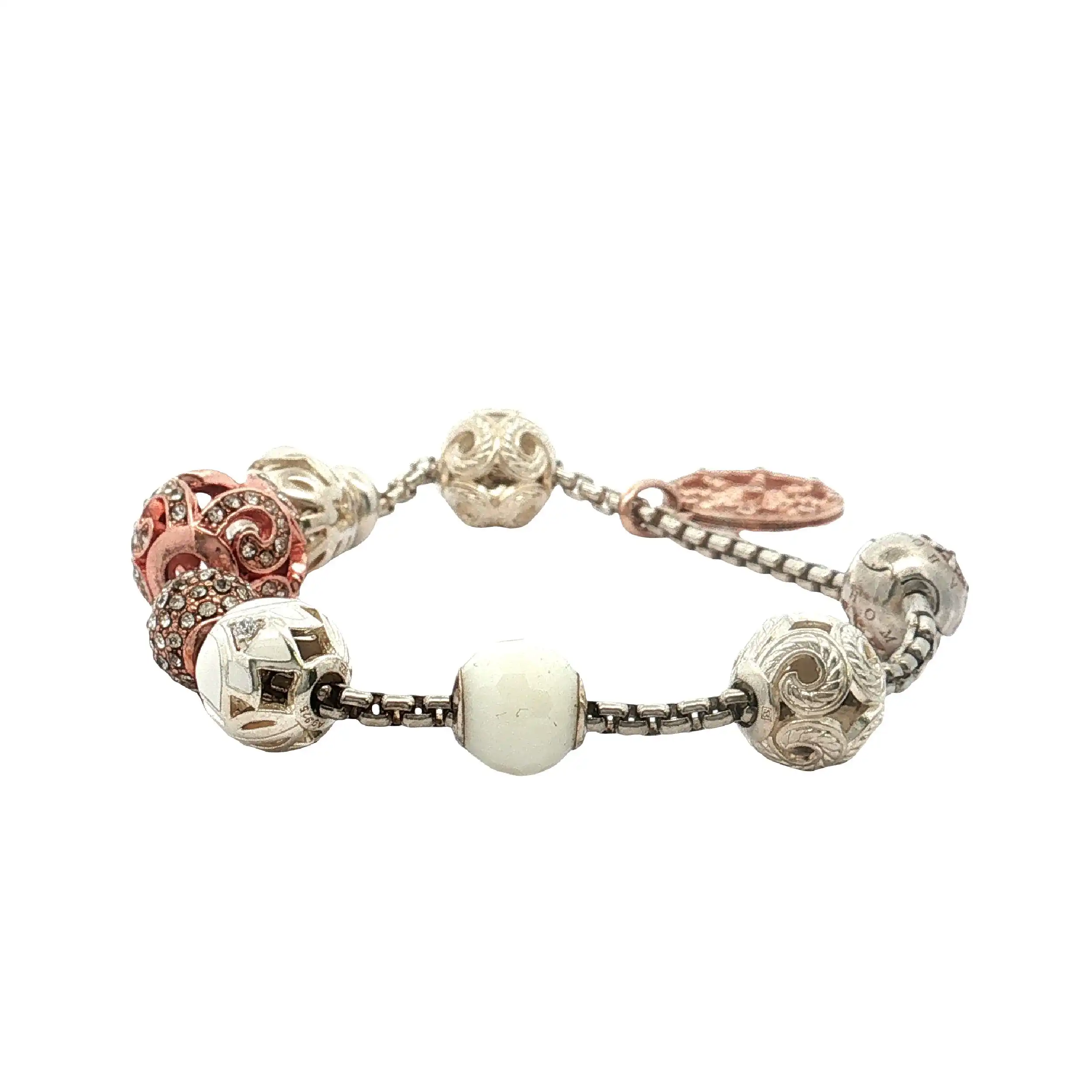 Armband mit Charms Silber/Stahl Thomas Sabo Armband mit Charms Silber/Stahl Thomas Sabo