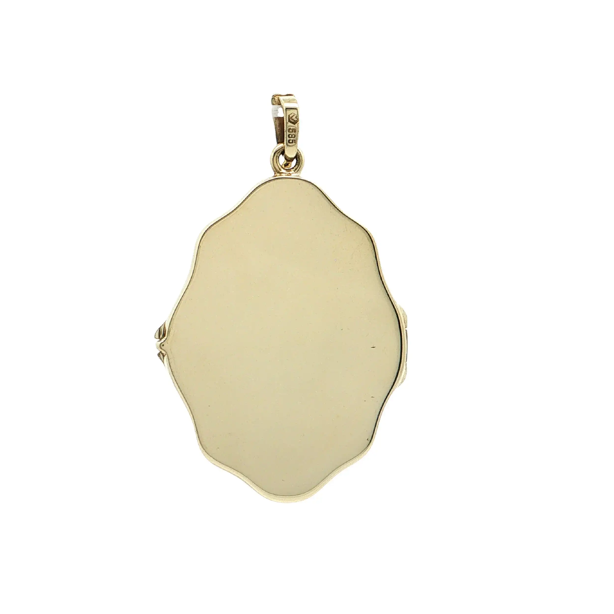 Medaillon Gelbgold mit Brillant