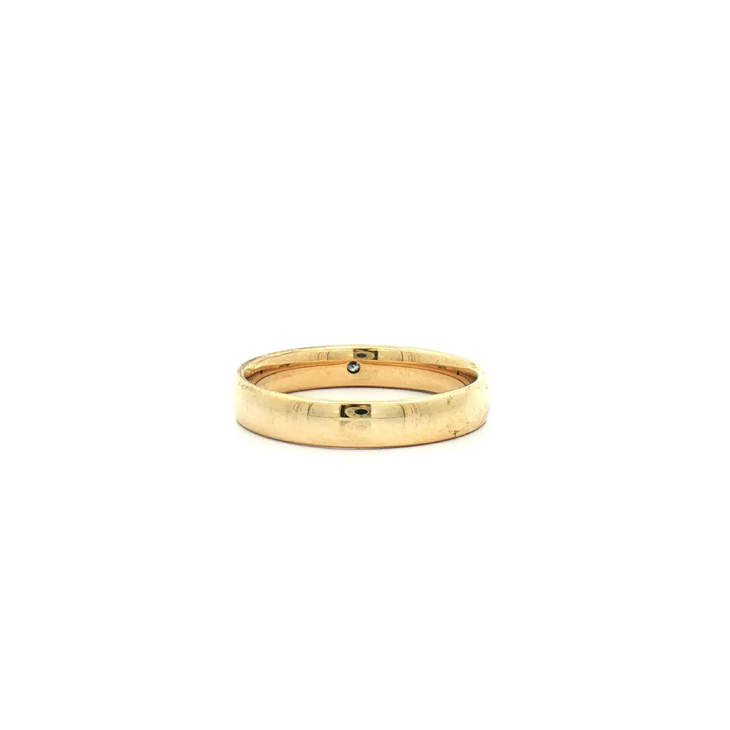Trauring Gelbgold mit Brillant