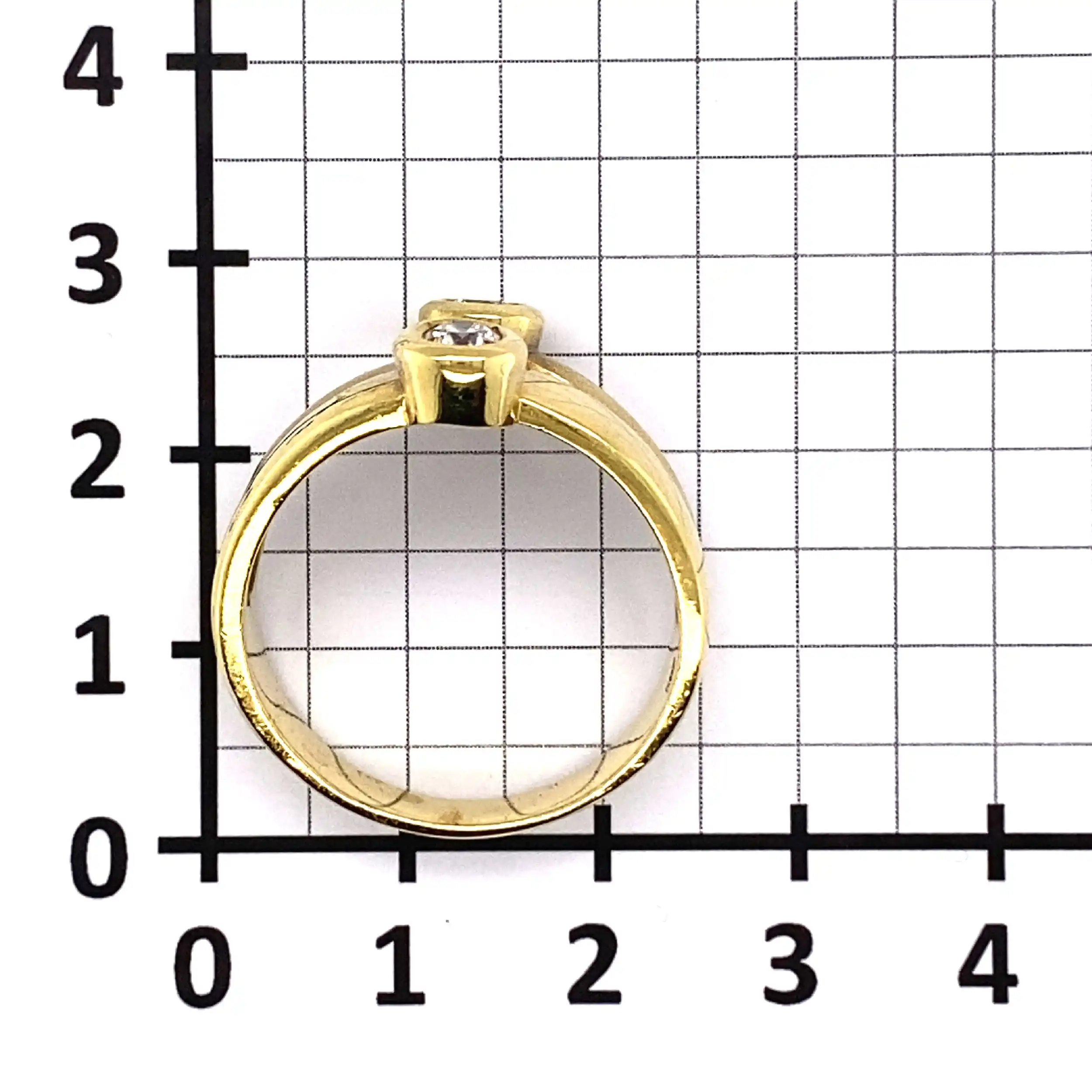 Ring Gelbgold mit Brillanten