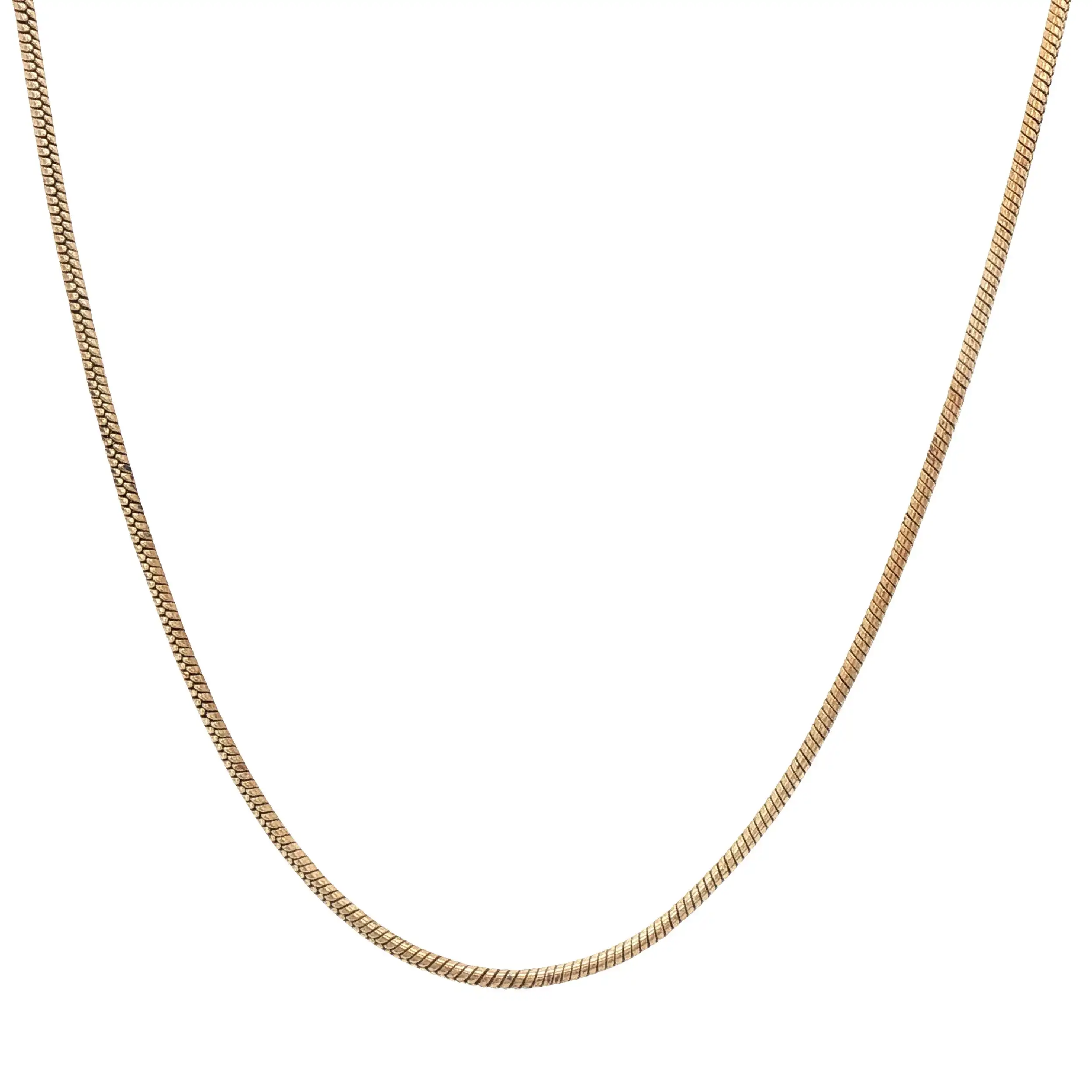 Schlangenkette Gelbgold