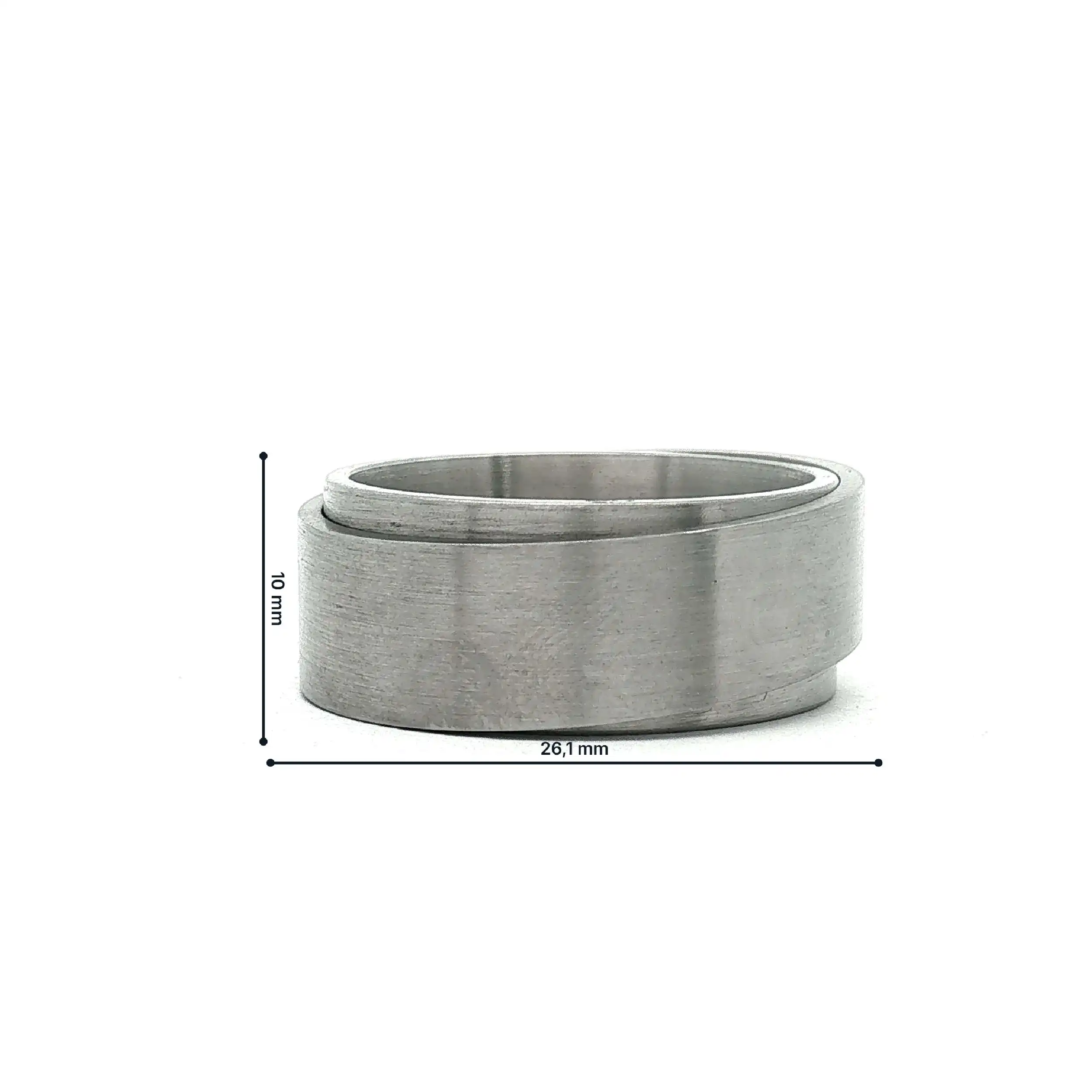 Ring Edelstahl Drehbar