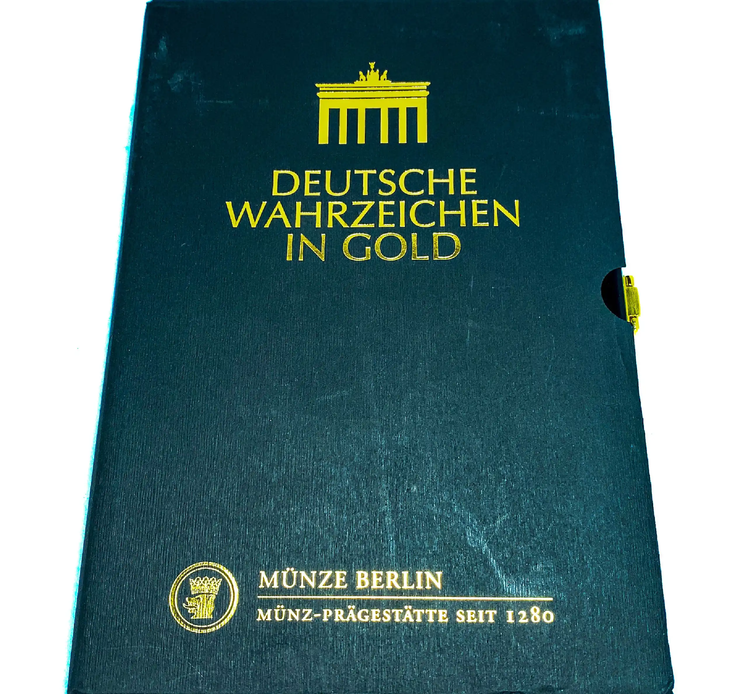 Album "Deutsche Wahrzeichen in Gold" mit Zertifikat