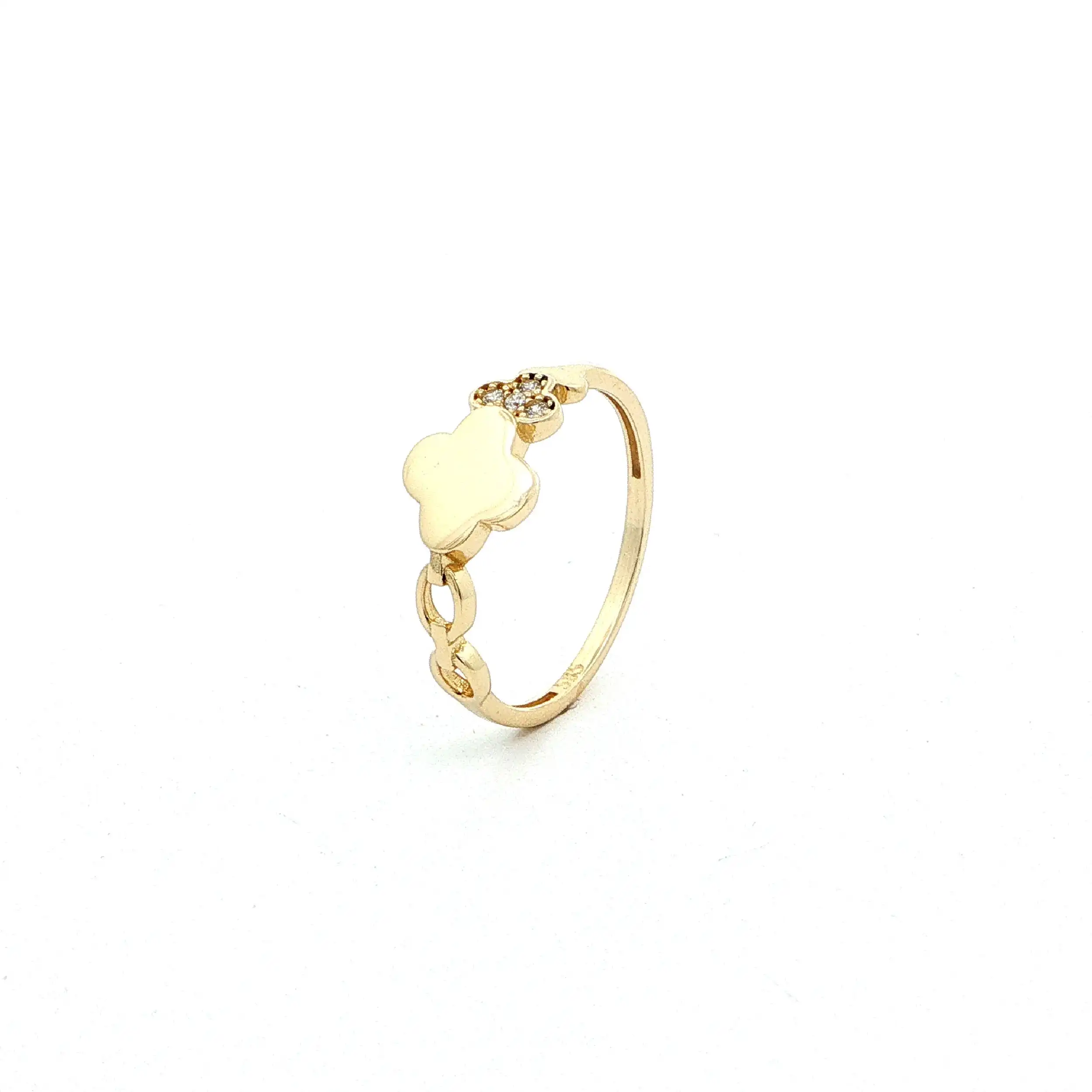 Ring Gelbgold mit Zirkonia Ring Gelbgold mit Zirkonia
