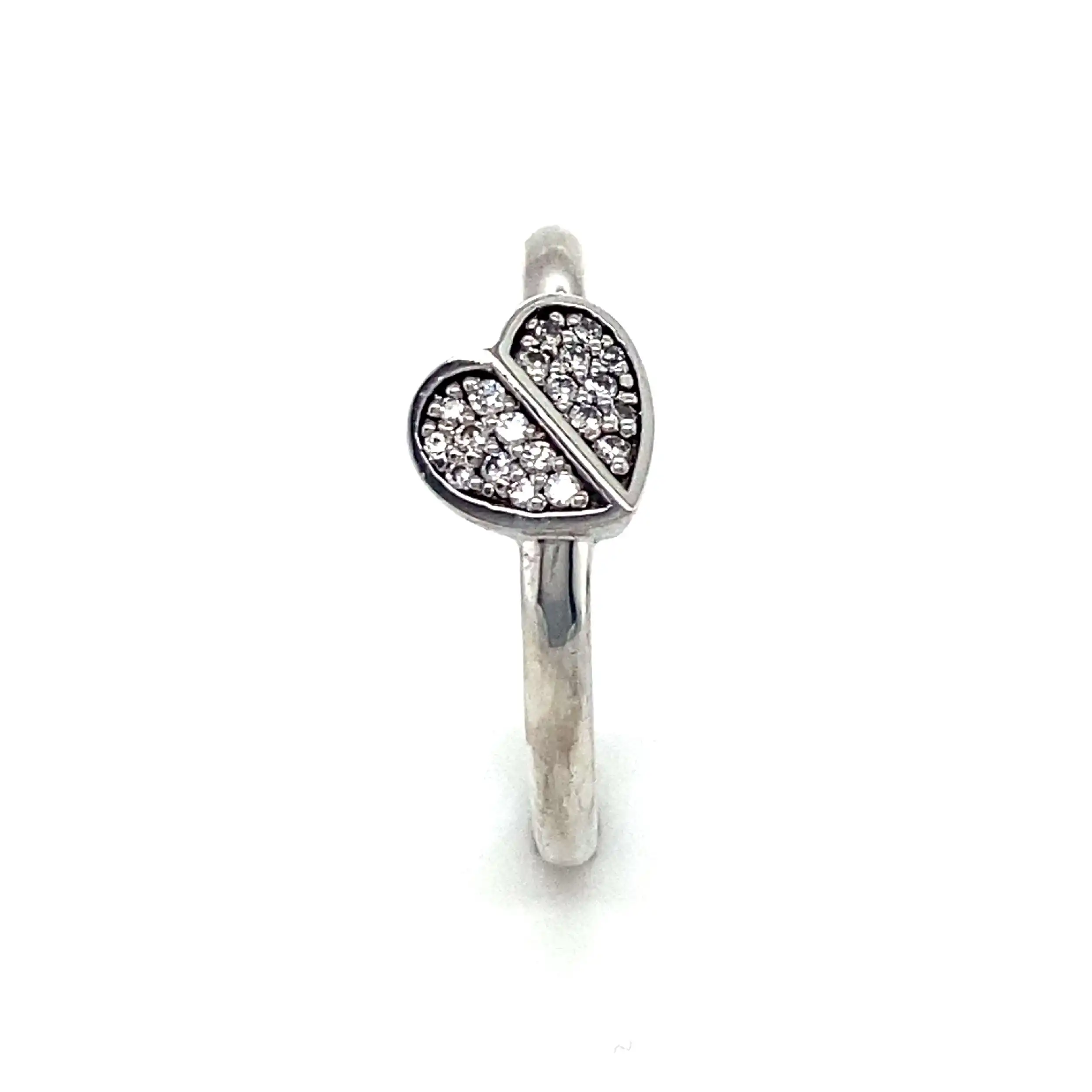Ring Silber von Jette Herz mit Zirkonia Ring Silber von Jette Herz mit Zirkonia