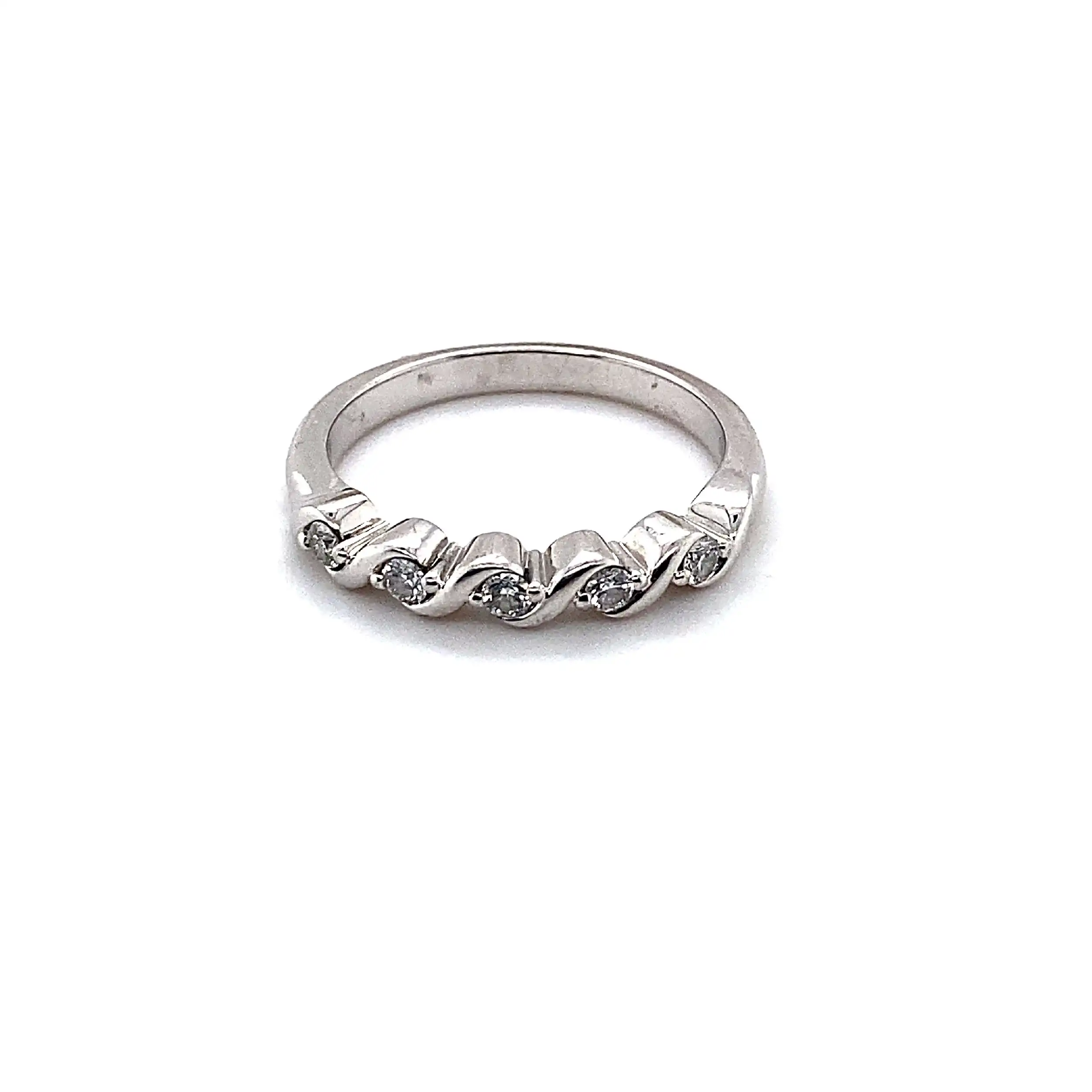 Ring Weißgold mit Brillanten Ring Weißgold mit Brillanten