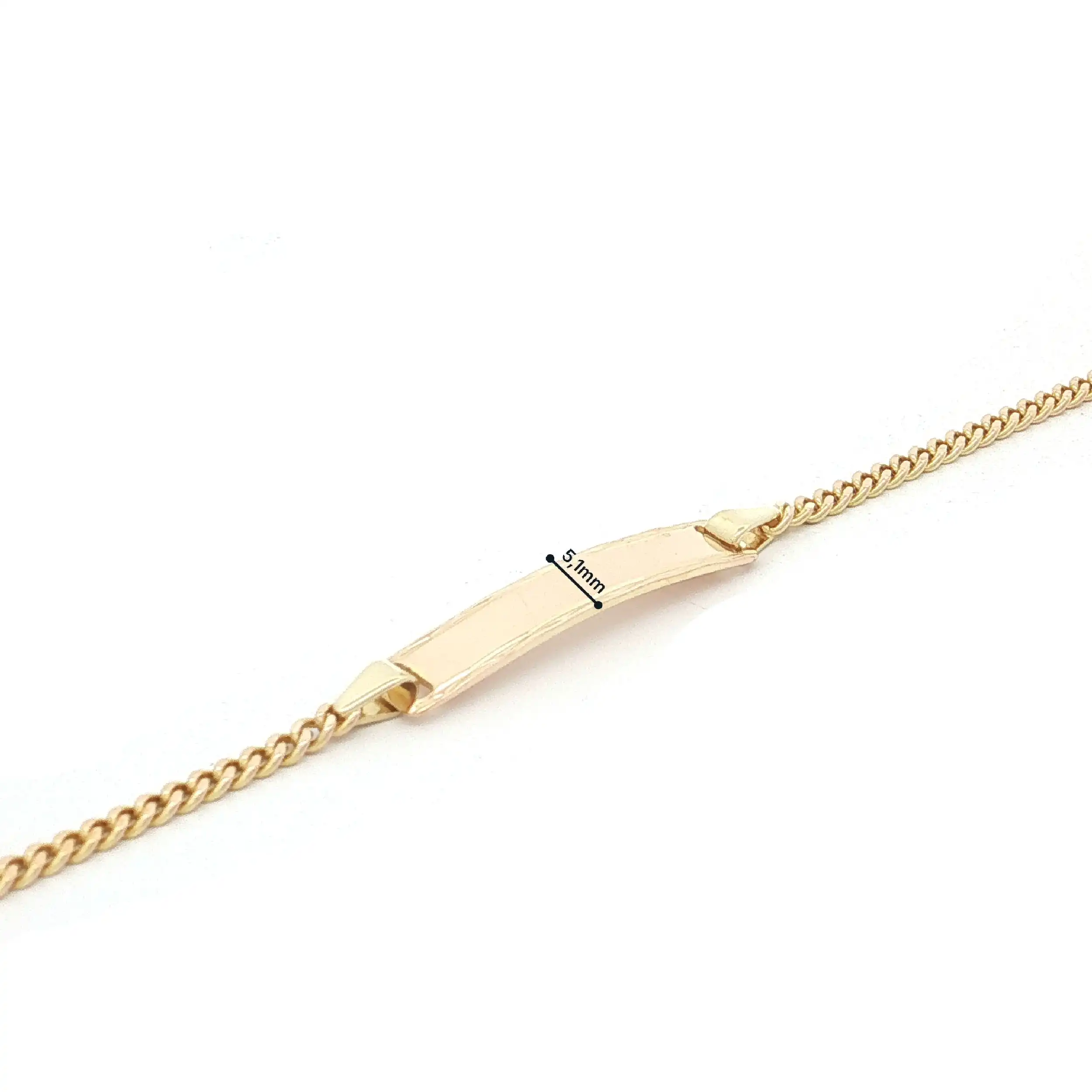 Kinder-Identarmband Gelbgold
