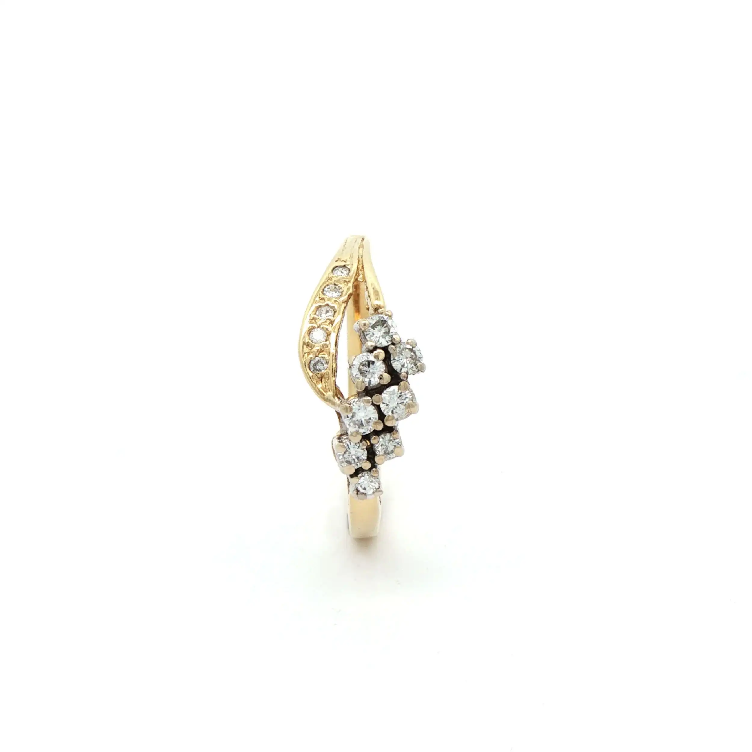 Ring Bicolor mit Brillanten