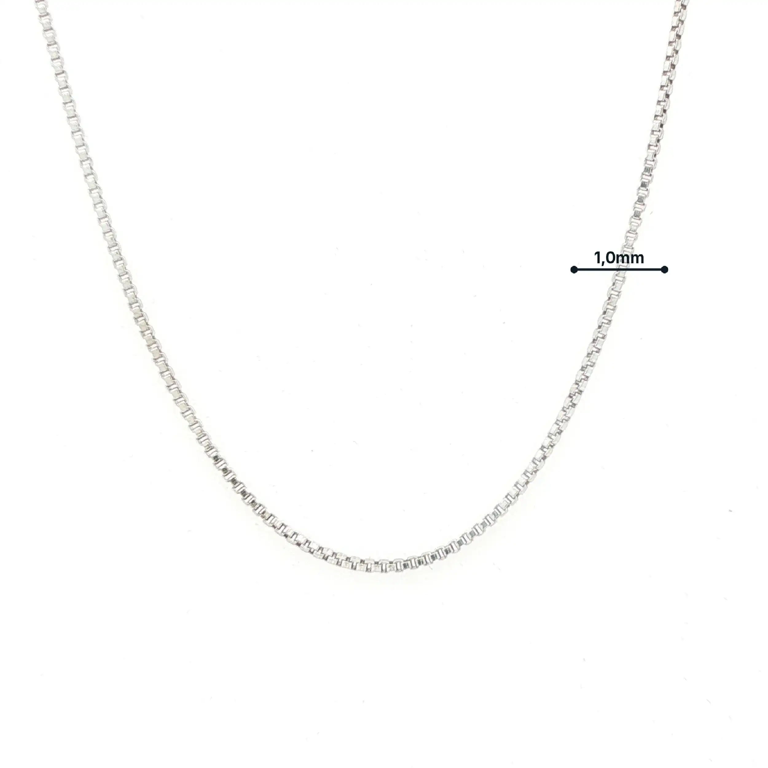 Venezianerkette Weißgold