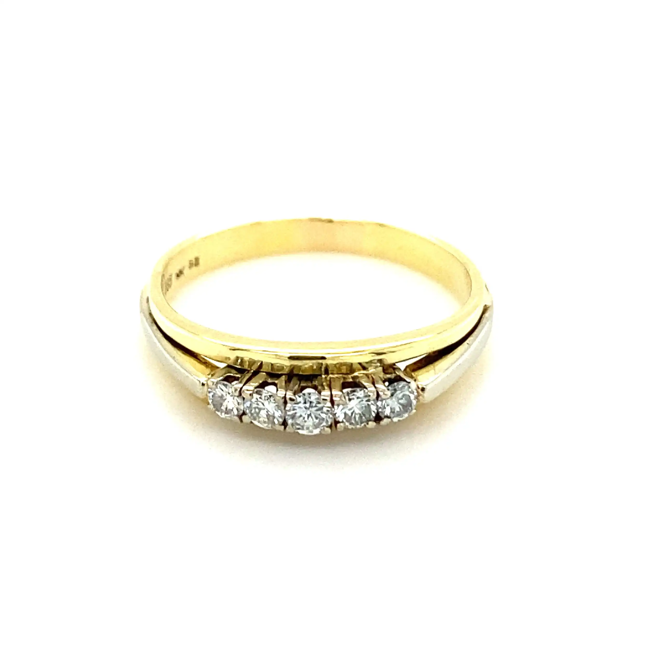 Ring Gelbgold mit Brillanten